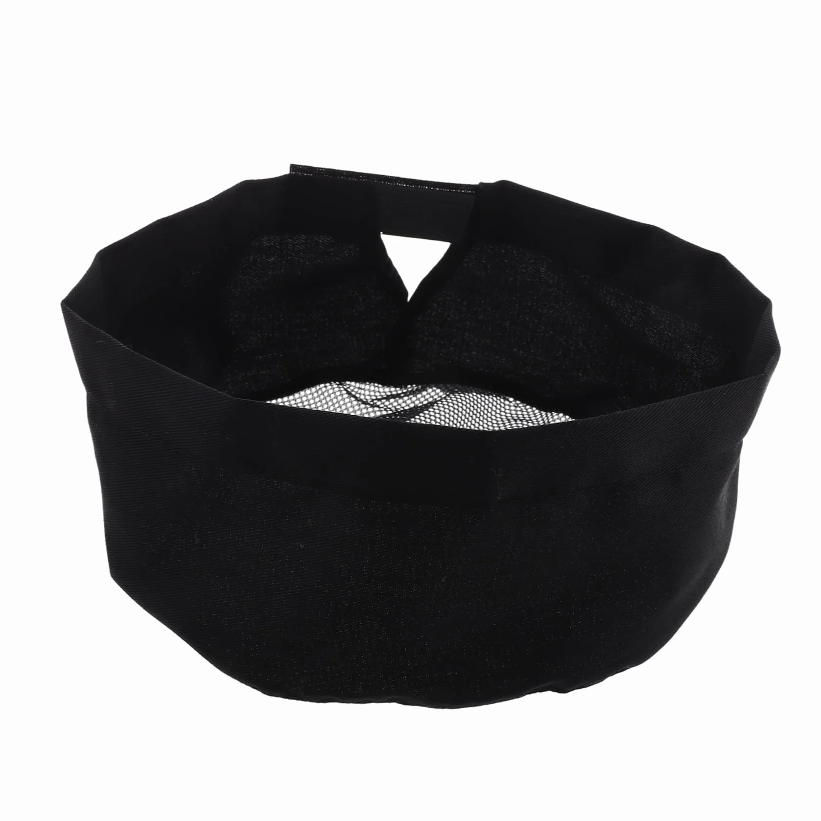 PACKOVE Czapka Szefa Kuchni Hotelowej - Unisex Jednorazowa W Stylu Japońskim Wygodna Dla Szefów Kuchni I Kelnerów Nadająca Się Do Prania W Pralce Uniwersalne Dopasowanie (czarna)