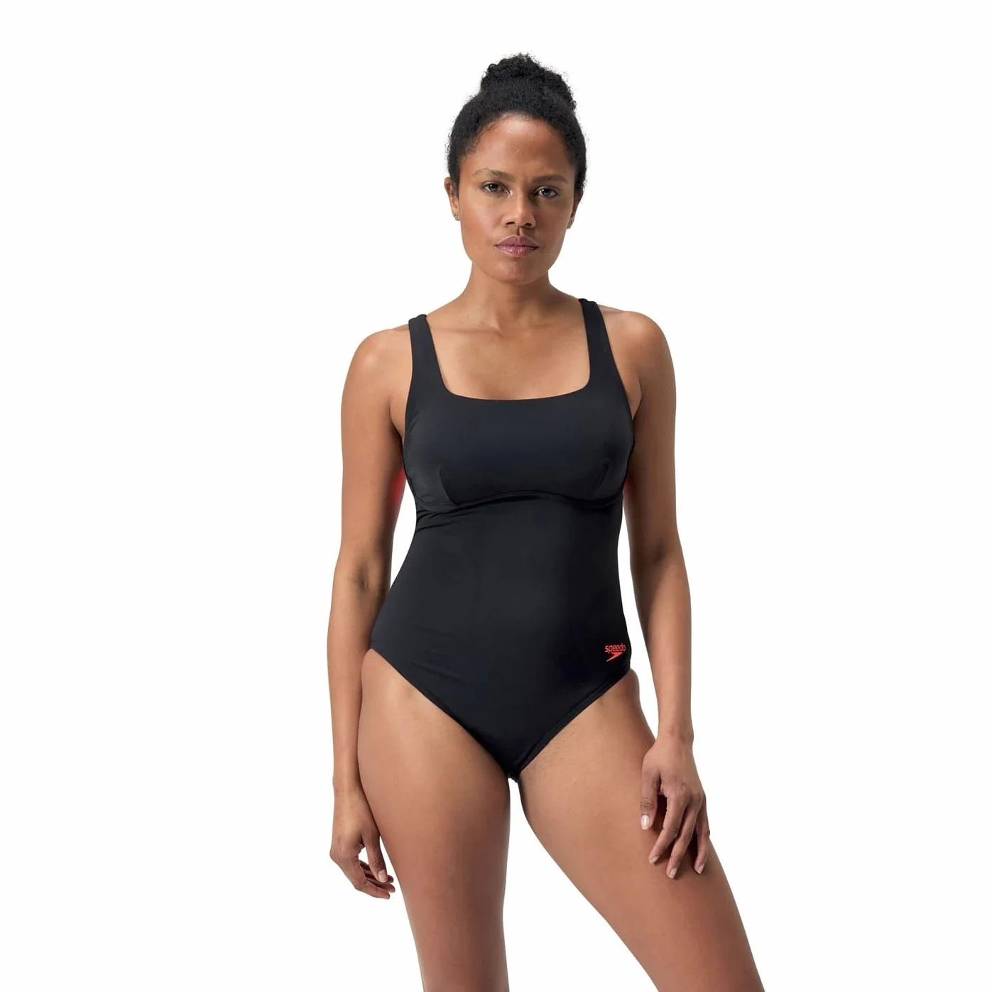 Speedo Damski strój kąpielowy ze zintegrowanym biustonoszem, pływanie, fitness, trening