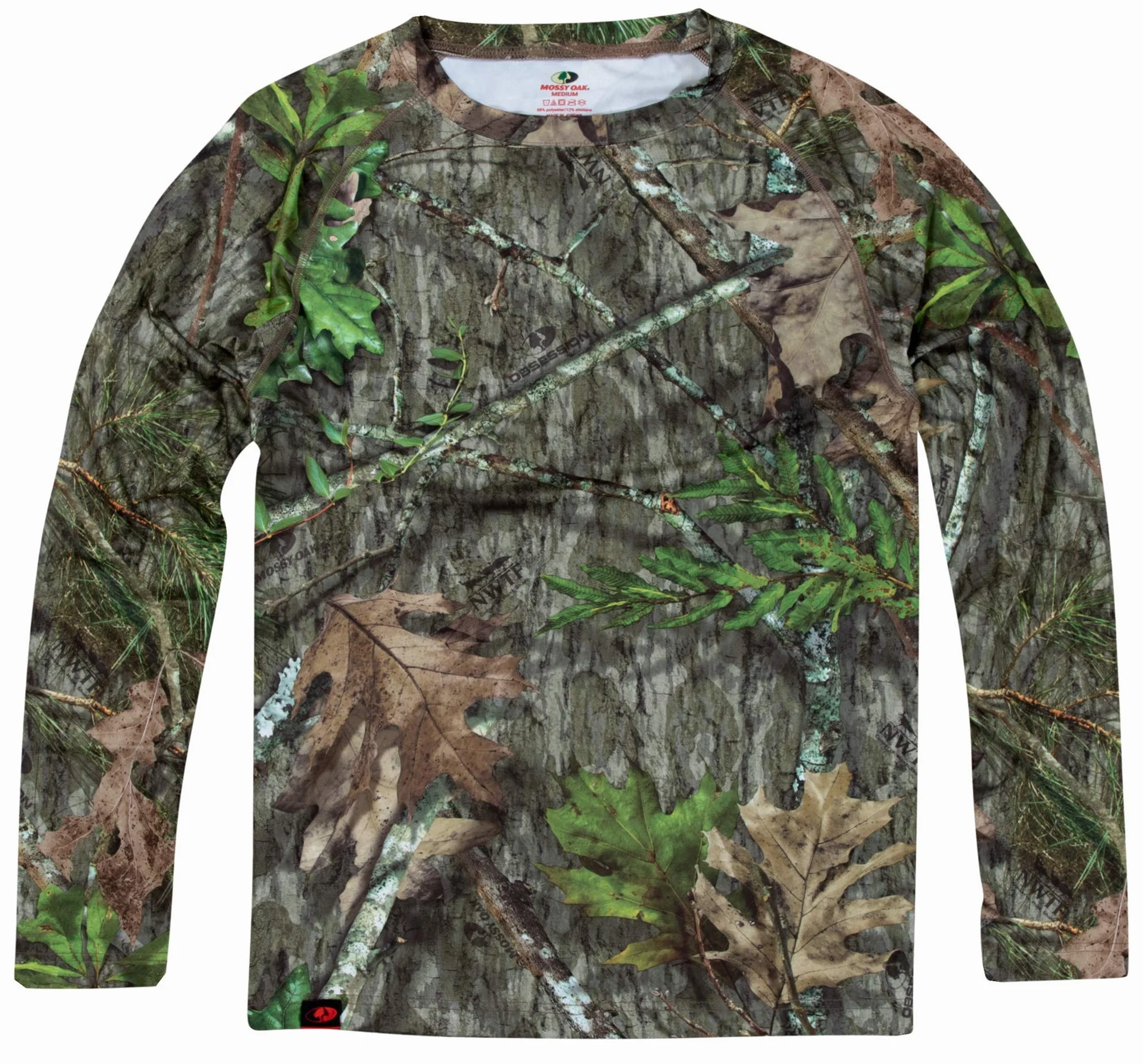 Mossy Oak Długi rękaw Mężczyźni Men's Hunting Shirt Camo Clothes Long Sleeve (1 w zestawie)