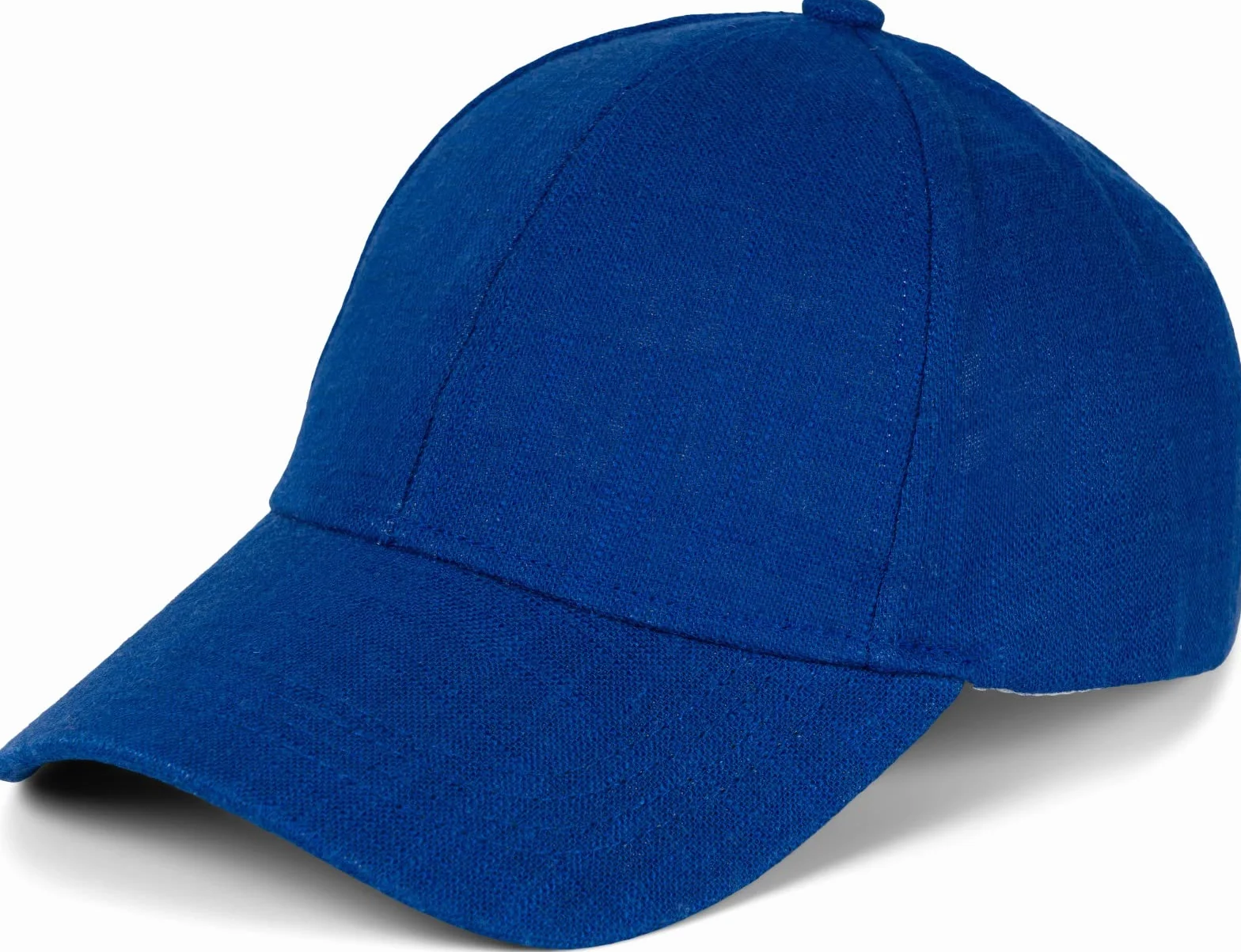 styleBREAKER Unisex lniana czapka baseballowa jednokolorowa, 6-panelowa czapka z daszkiem, regulowana metalowa klamra 04023089