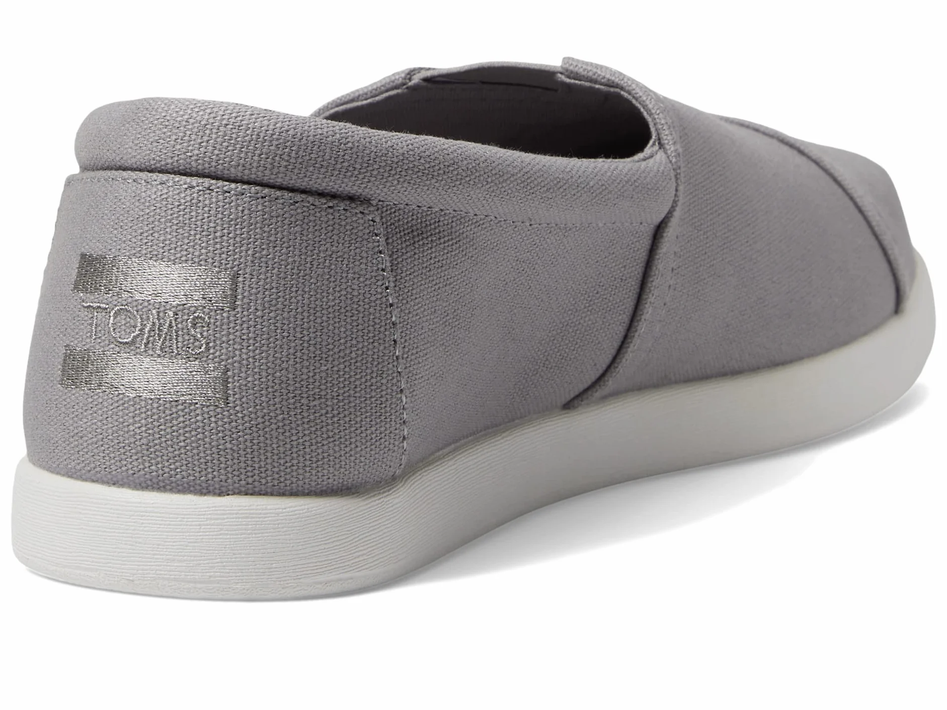 TOMS Alp FWD męskie mokasyny płaskie, Mżawka, szare płótno bawełniane z recyklingu, 44.5 EU