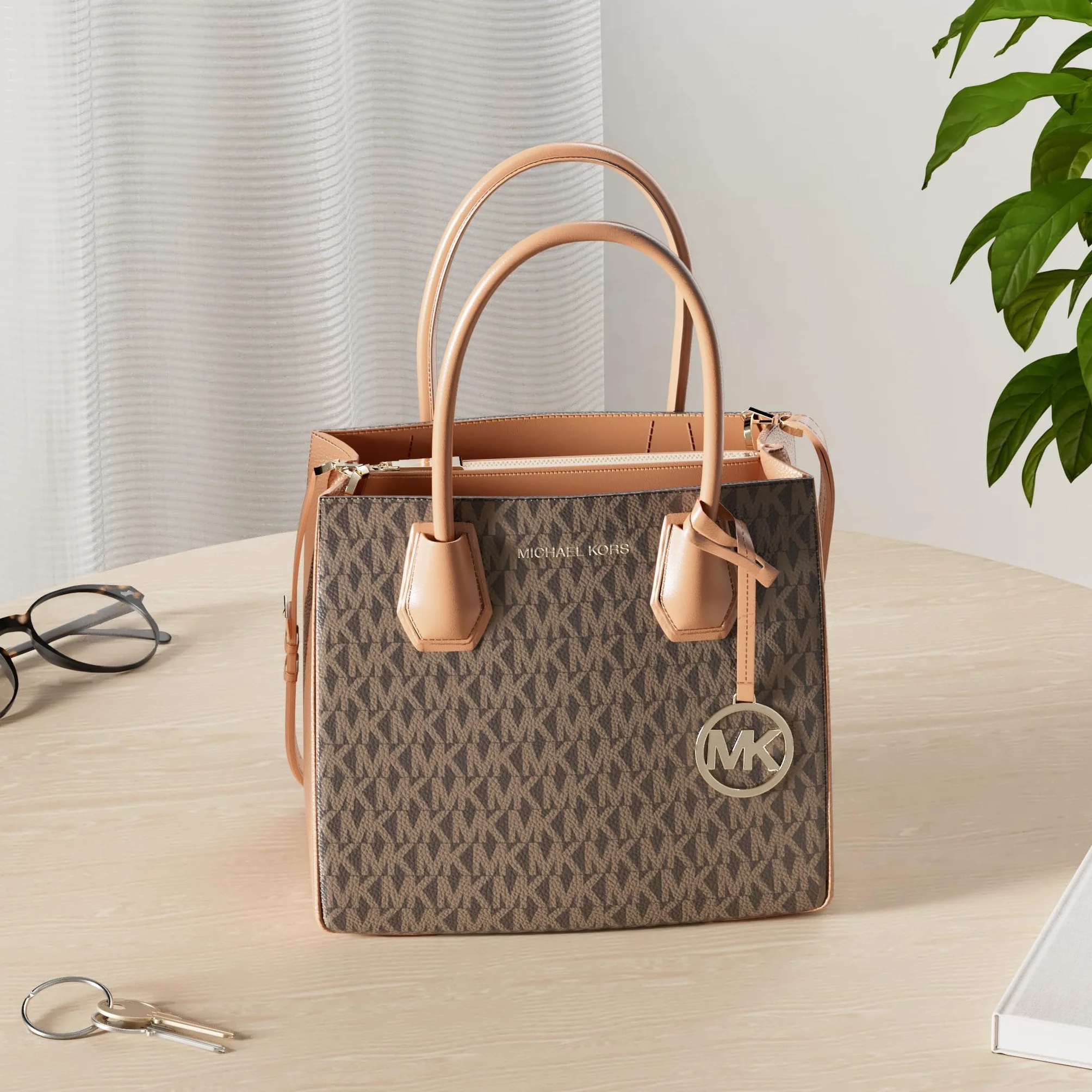 Michael Kors Mercer damski tornister szkolny, brązowy, m