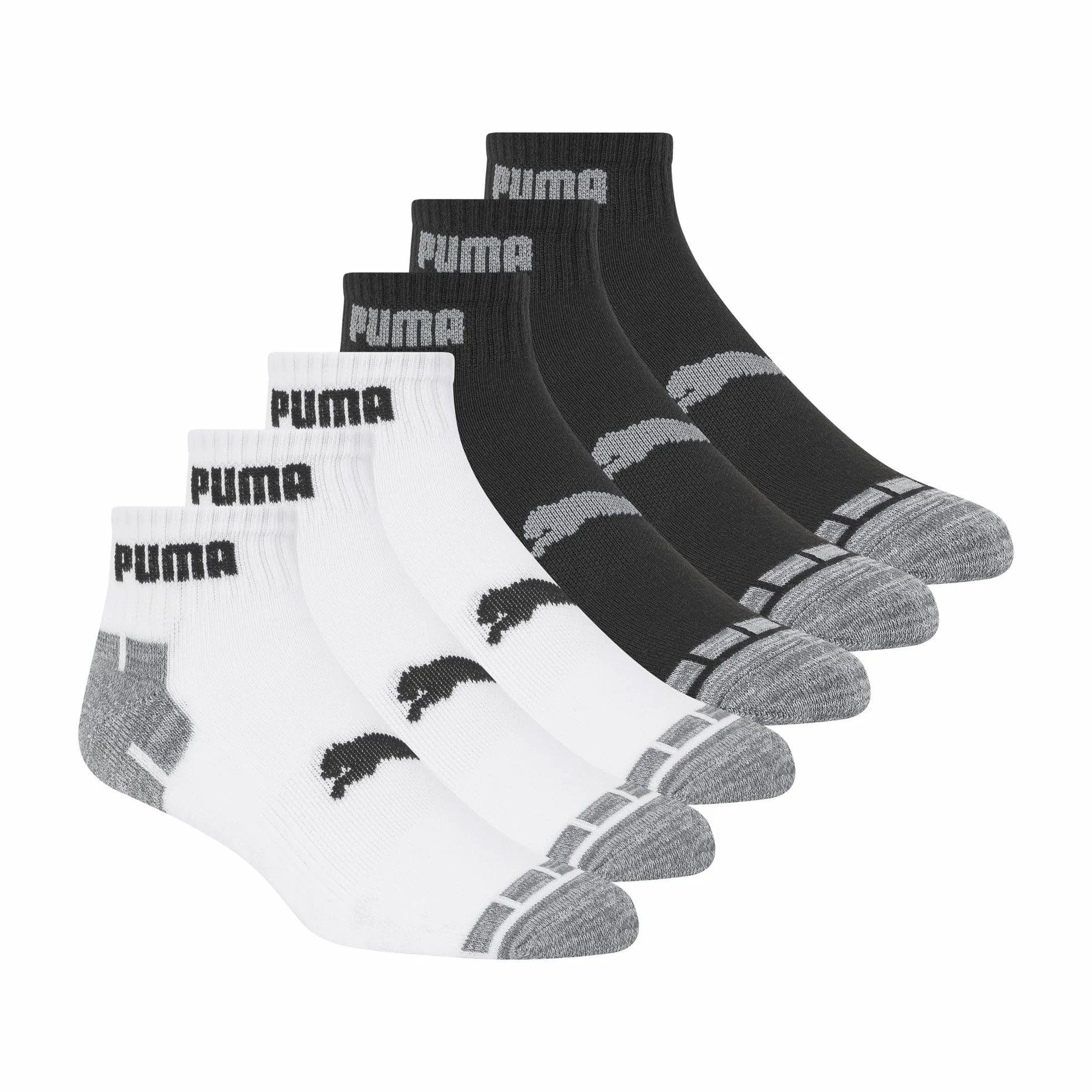 PUMA Męskie skarpety 6-pak Quarter Crew