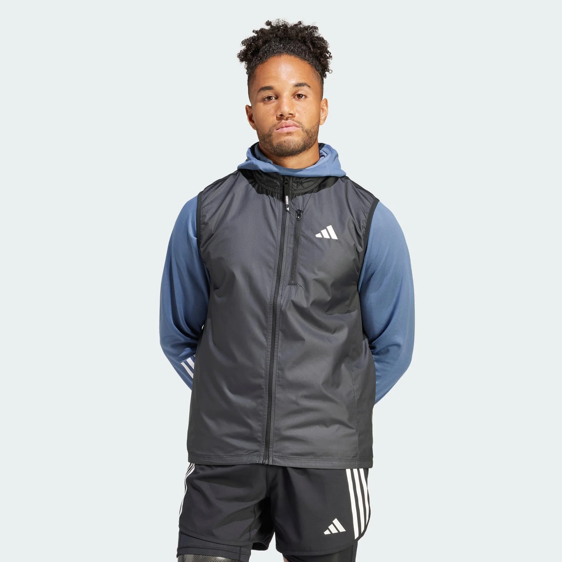 adidas Mężczyźni Own the Run Vest, Black, M