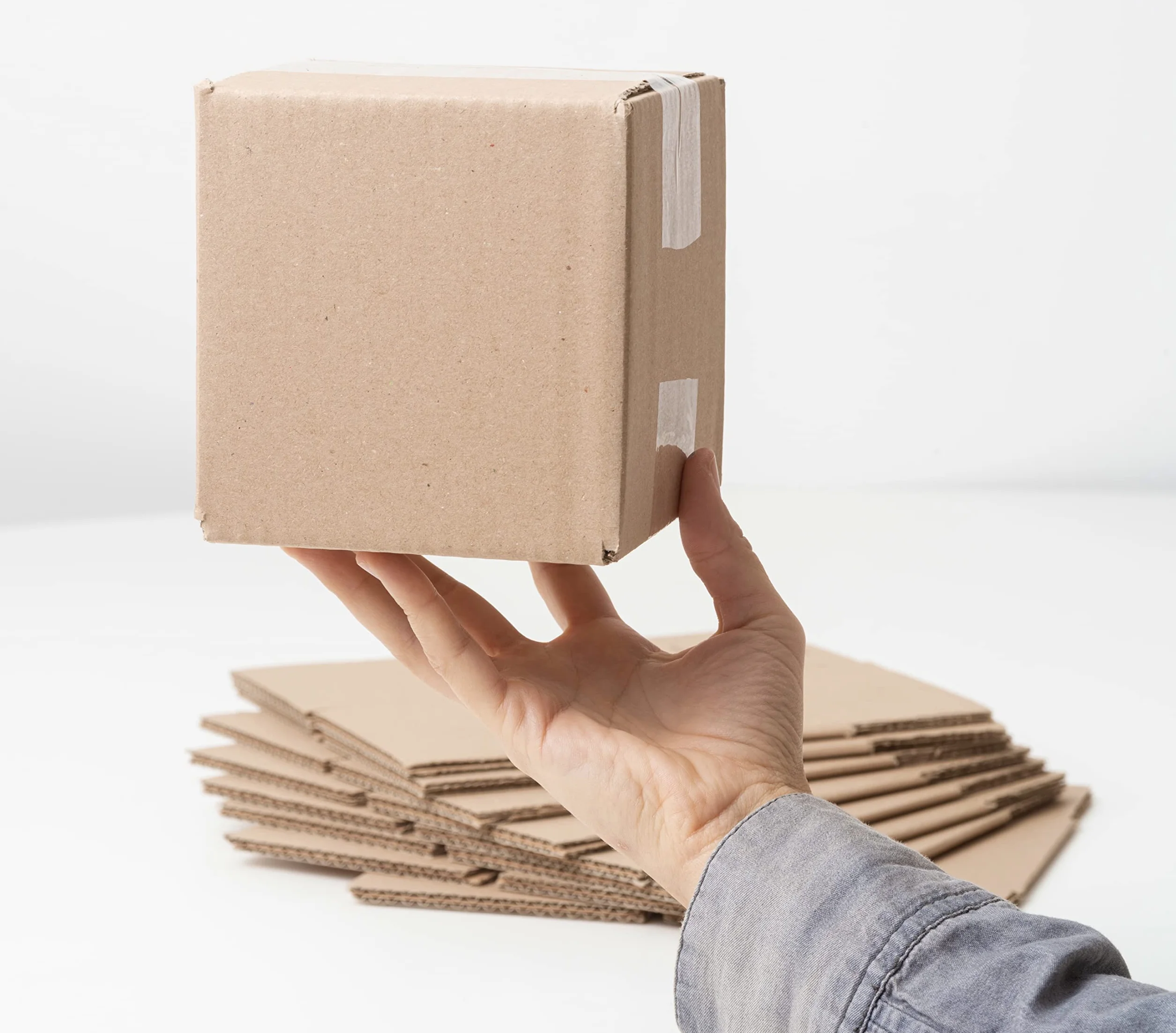 IPEA Małe pudełka kartonowe 12 x 12 x 12 cm do wysyłki, handlu elektronicznego, prezentów - 10 sztuk - wielofunkcyjne kwadratowe pudełka do pakowania przedmiotów, wydarzeń, imprez - opakowanie