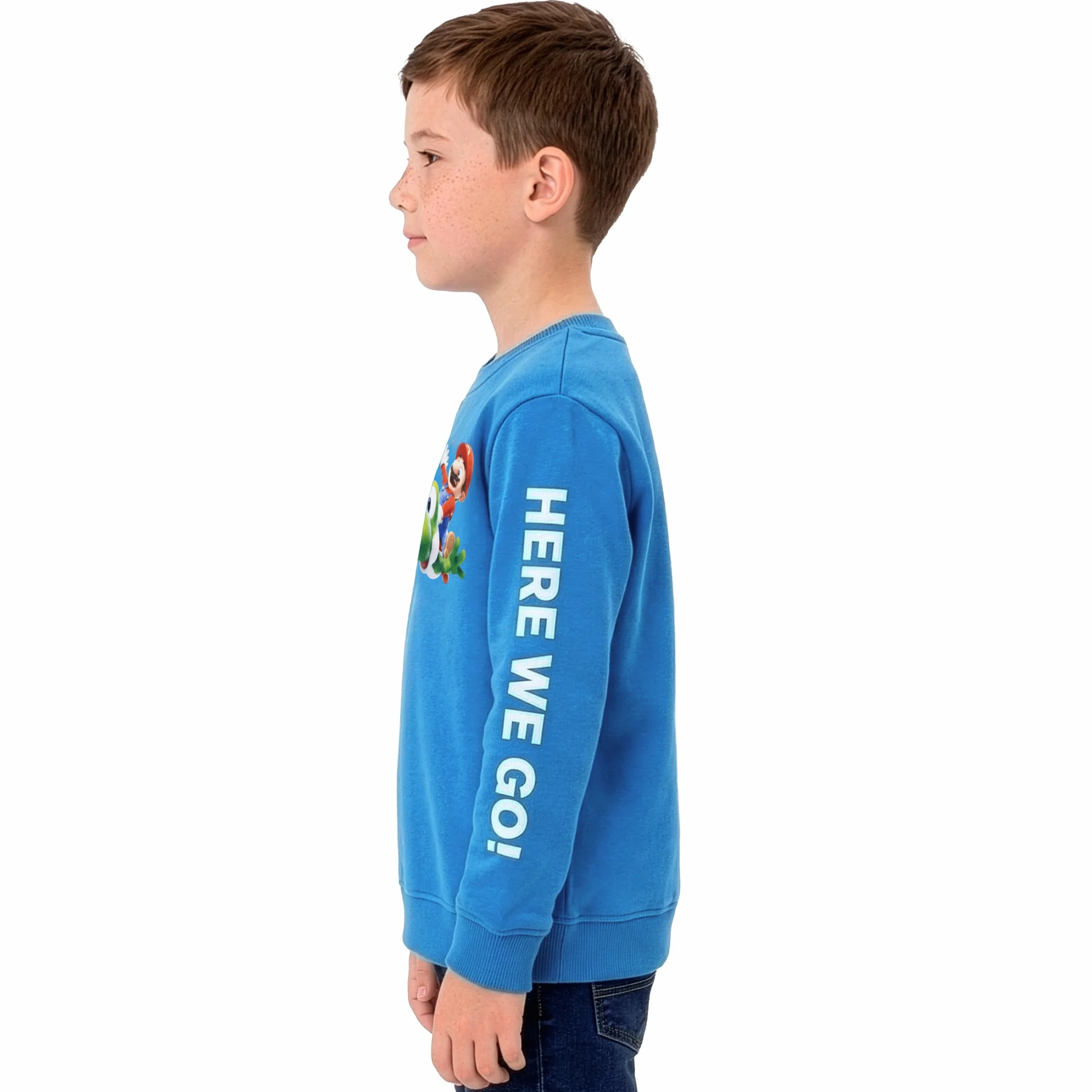 Super Mario Galaxy Film Sweter Chłopięcy, Bluza Chłopięca, Swetry Dla Dzieci