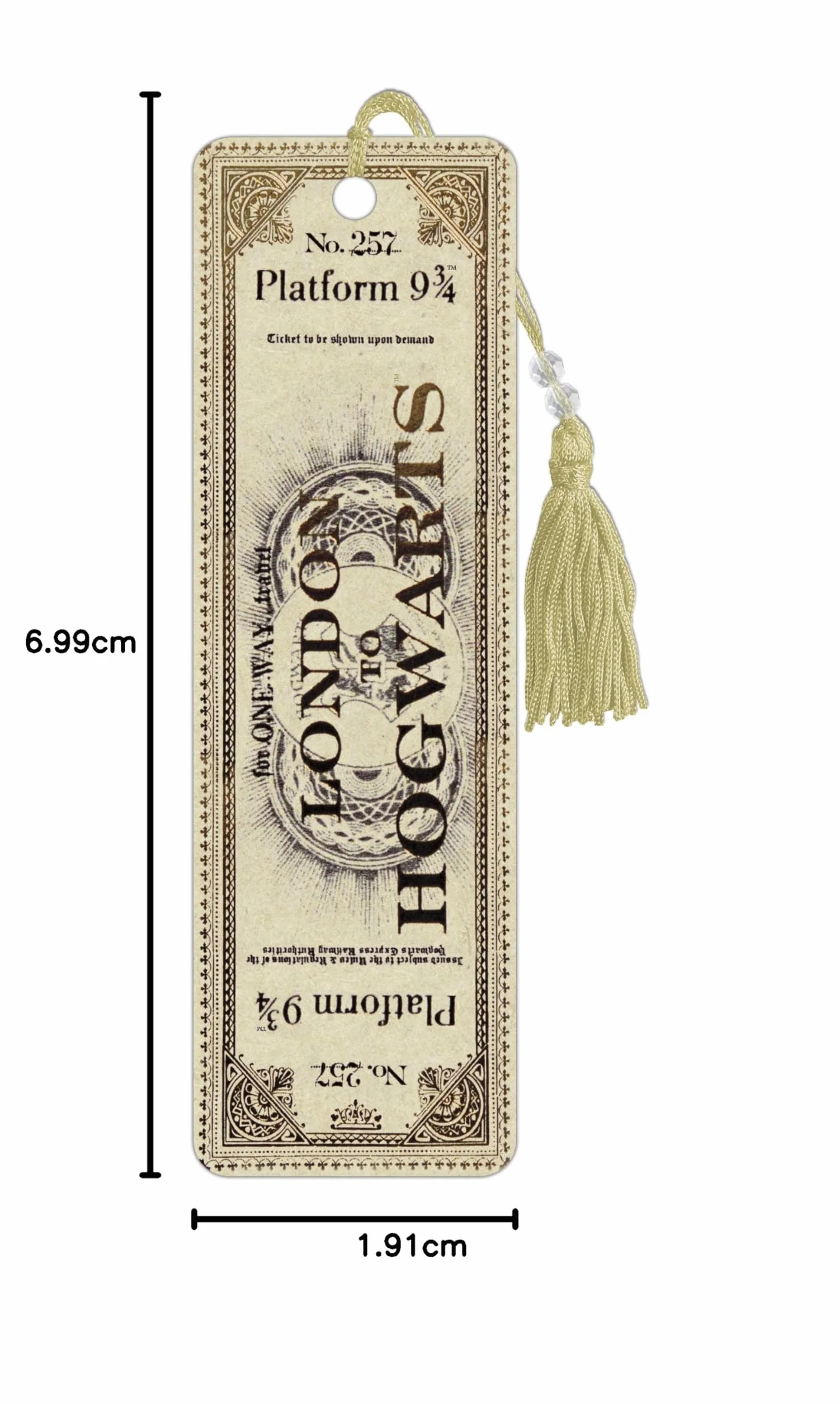 Trends International Zakładki biletowe do Hogwartu, Multi 7,25 x 2,25 x 0,0394