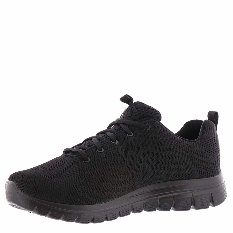 Skechers Graceful Get Connected Buty, Black Mesh Trim, 40 EU