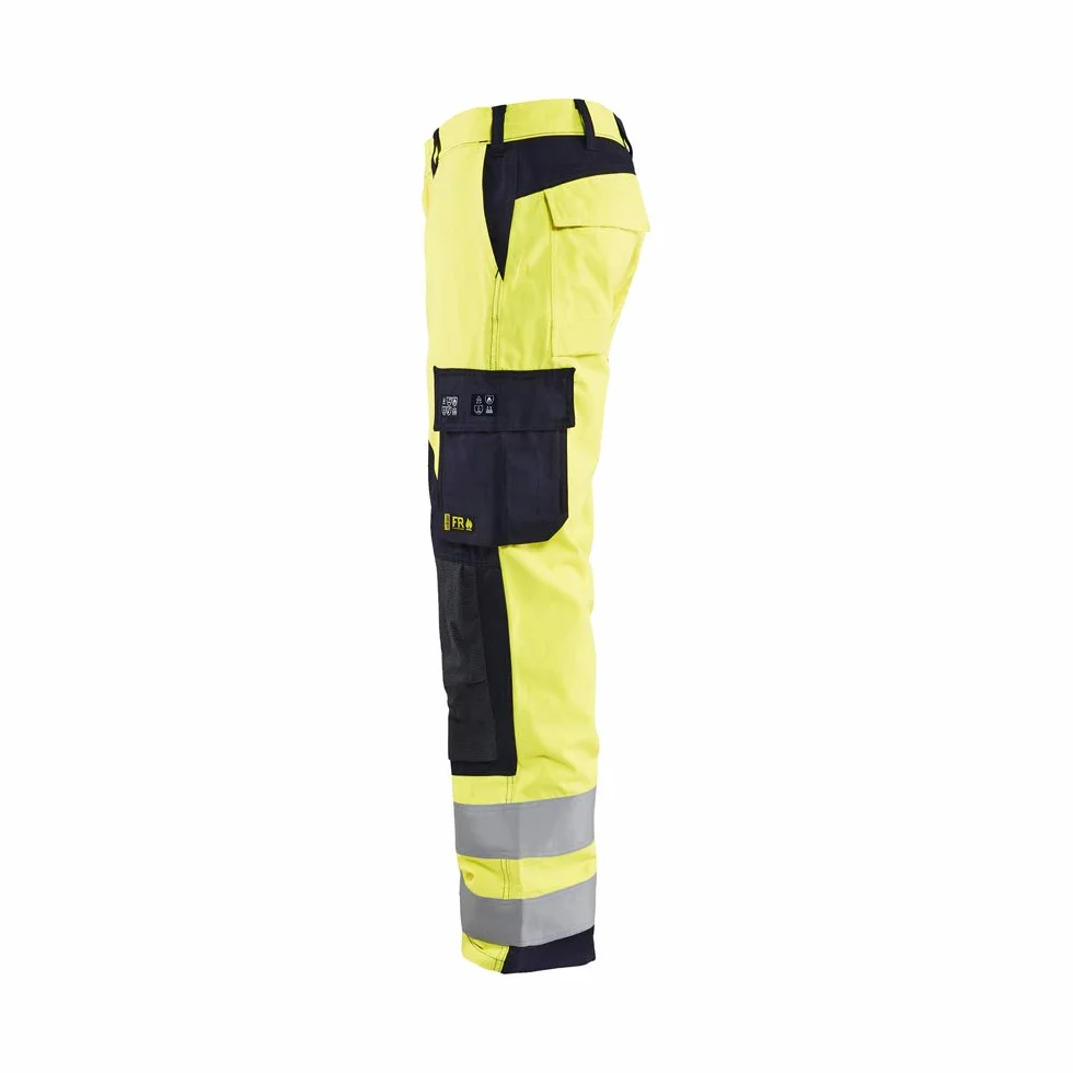 Blaklader 158815123389D108 Multinorm Inhärent spodnie robocze, High Vis żółty/granatowy, rozmiar D108