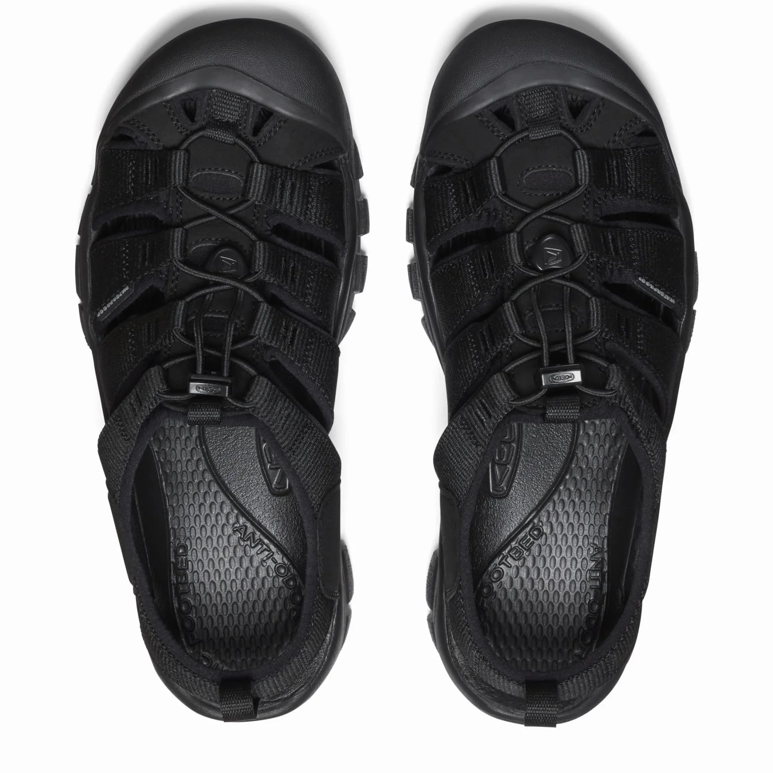 KEEN Damskie sandały wodne Newport H2 z zamkniętymi palcami, Czarny/Czarny/Czarny, 39 EU