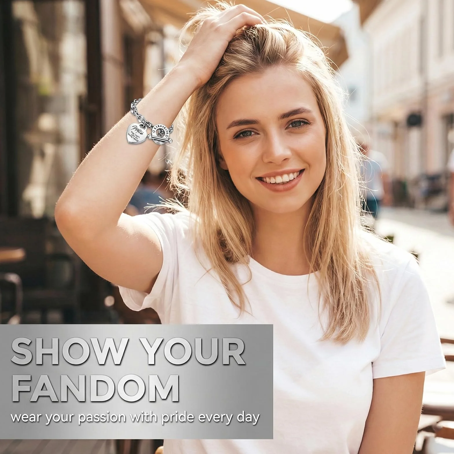 Bransoletka damska Stray Kids Bransoletka dla fanów prezent na pobyt, skz merch deco oryginalny prezent dla nastolatka