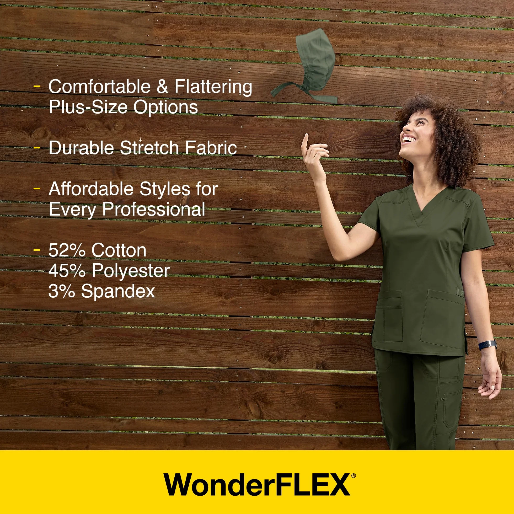 WonderWink 6108ARYLXL WonderFLEX damski top z dekoltem w serek Verity, królewski, standardowy rozmiar XL