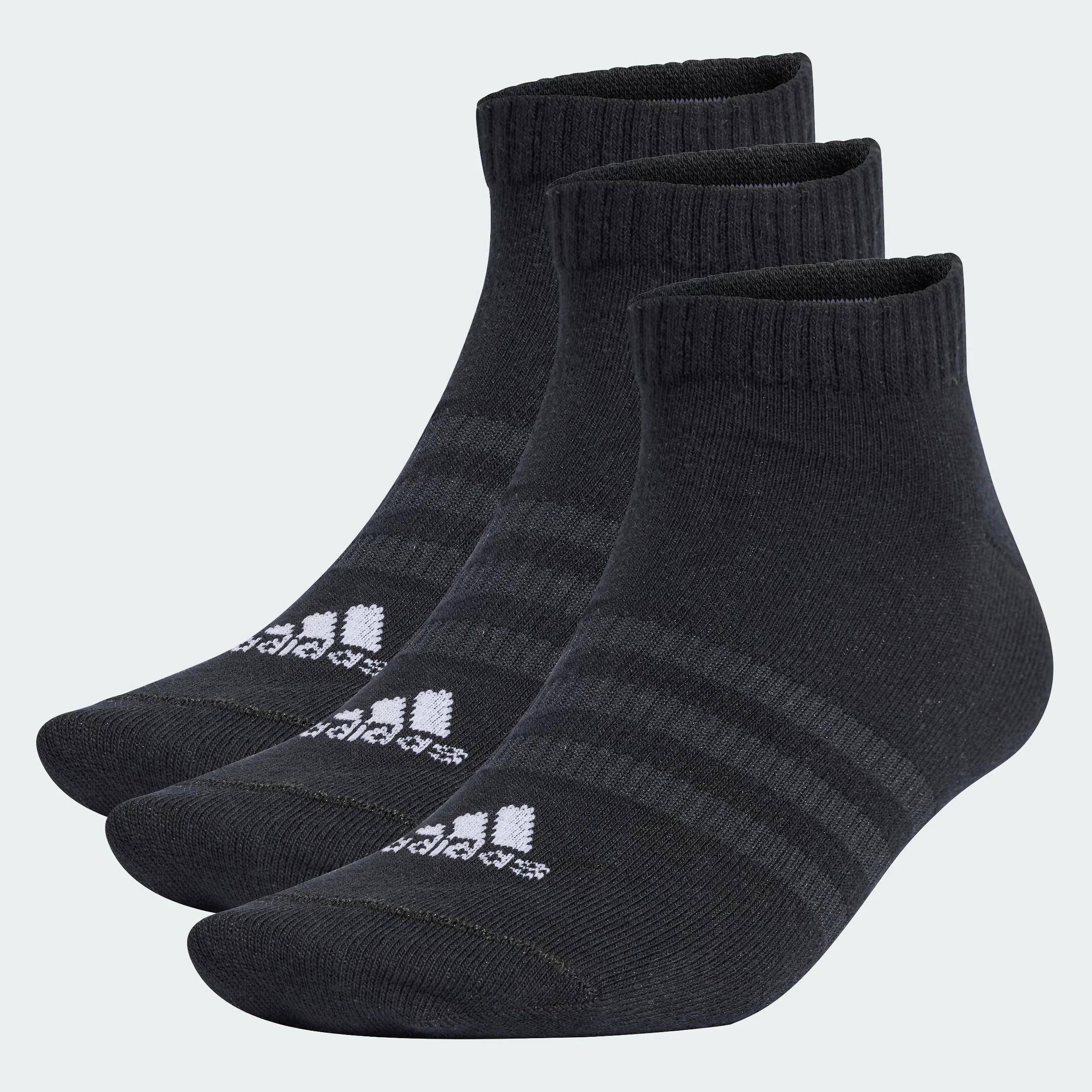 adidas Uniseks Skarpeti do kostek, Black/White, XL