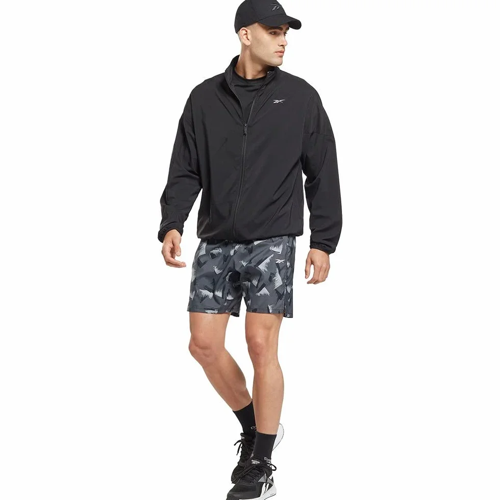 Reebok Kurtki Mężczyźni Bieganie Tkane Wind Jkt