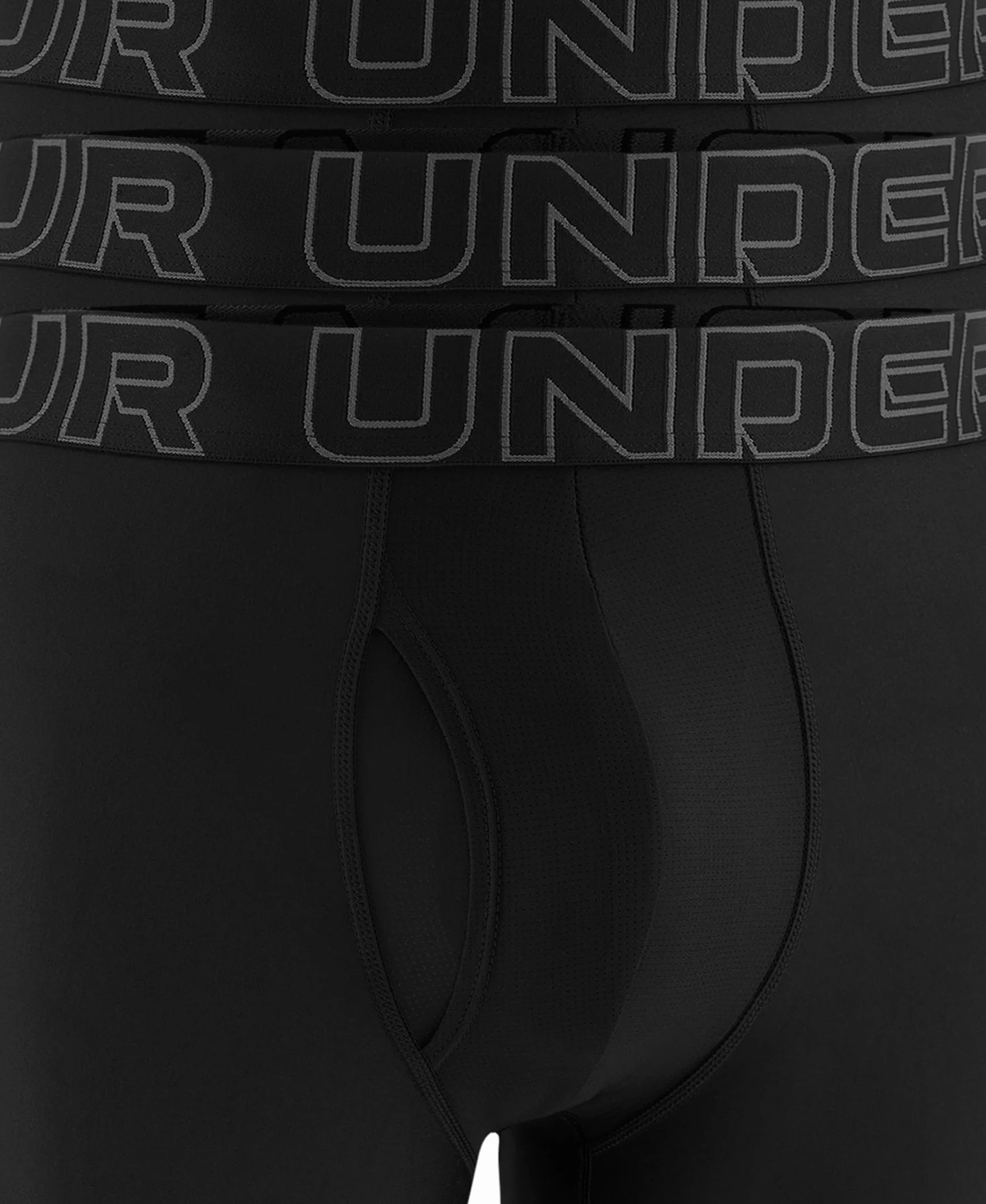 Under Armour Performance Tech Multi-Pack Męskie bokserki z długimi nogawkami, wewnętrzny szew 23 cm, całodzienny komfort, L