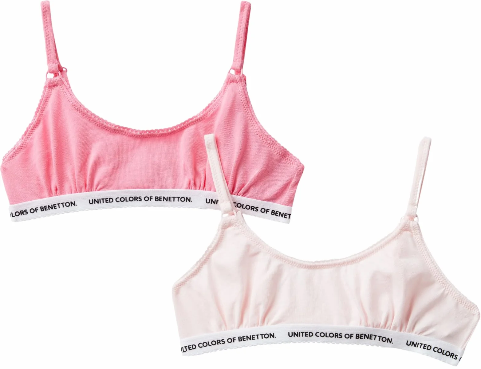 United Colors of Benetton Zestaw 2 biustonosze 3MC10R1IN Bielizna, Multicolor 909, M Dziewczyna, Multicolor 909, M