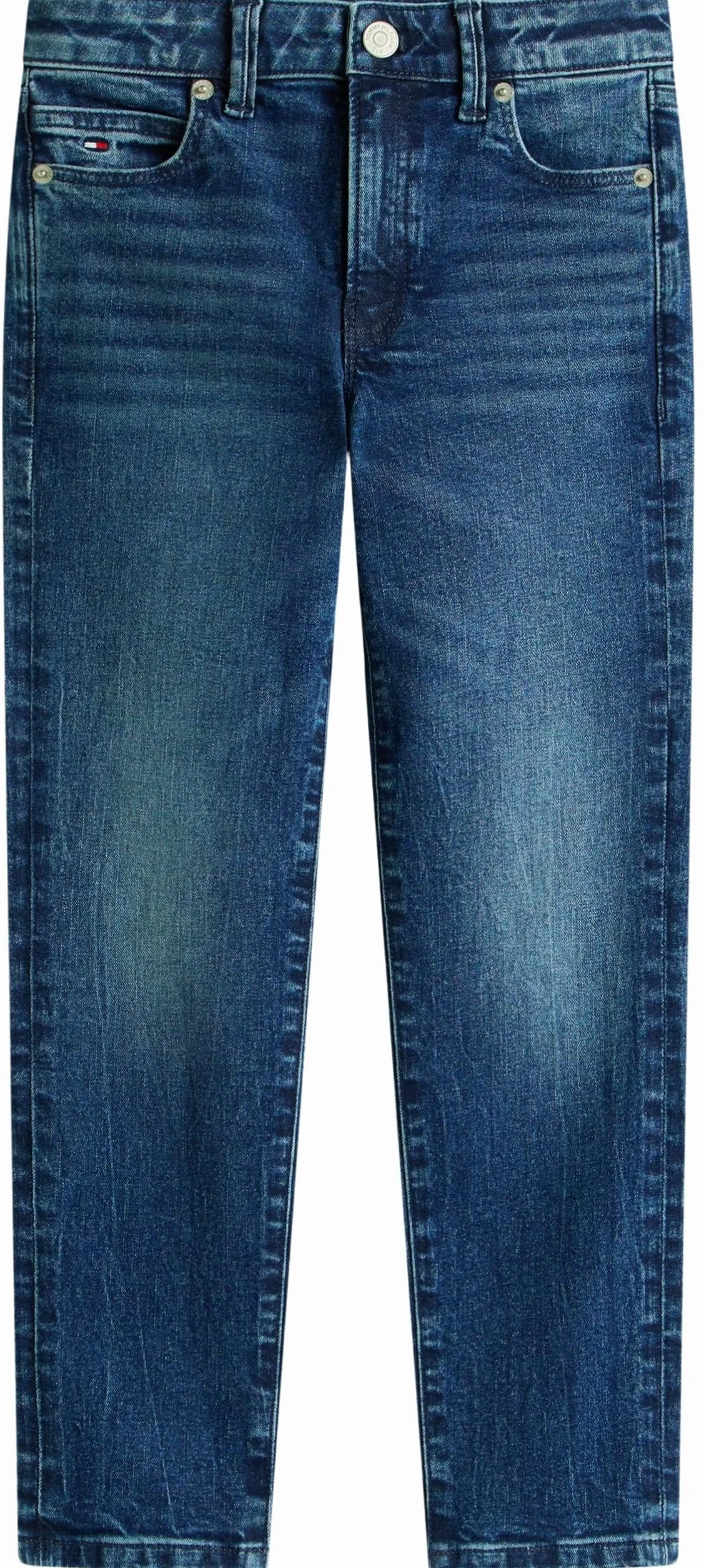 Tommy Hilfiger Straight Dark Jeans Kb0kb10040 - Prosty Chłopcy