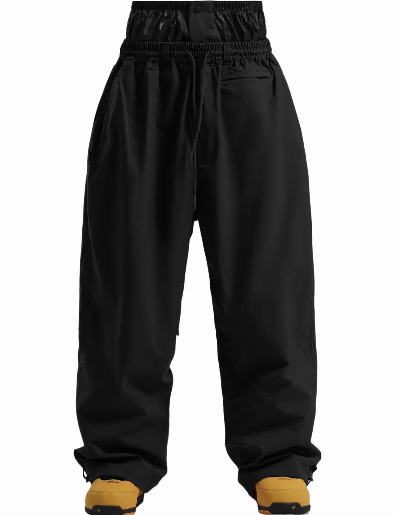 GSOU SNOW Męskie Damskie Spodnie Snowboardowe Baggy Spodnie Narciarskie - Wodoodporne Wiatroodporne Oddychające Ciepłe