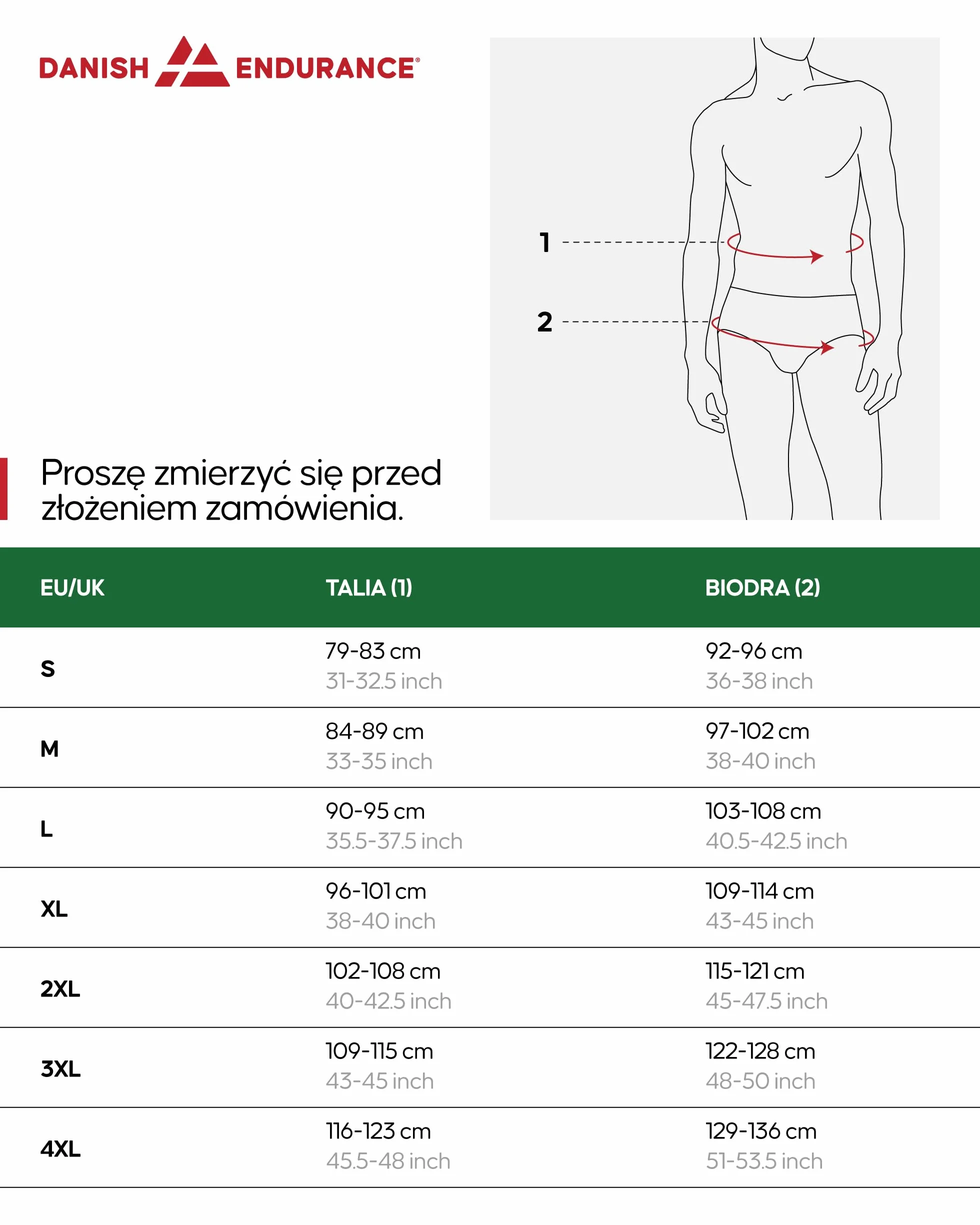 DANISH ENDURANCE 6-PACK Bambusowe Bokserki Męskie, Bielizna Premium, Klasyczne Majtki, Gwarancja Antydziurkowa