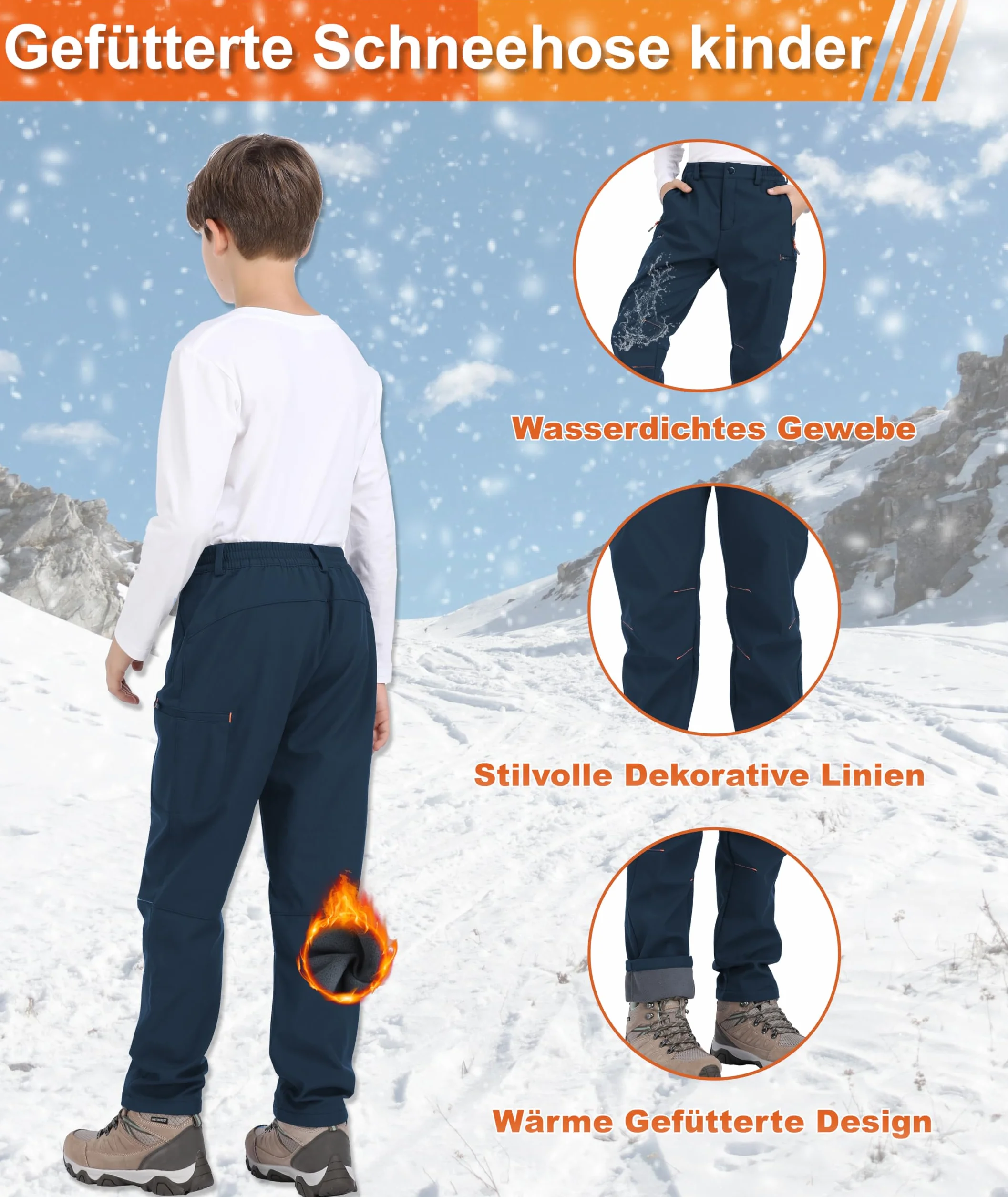 Dziecięce zimowe spodnie narciarskie ciepłe podszewka soft shell wodoodporne wiatroszczelne chłopcy dziewczynki ocieplane spodnie snowboardowe