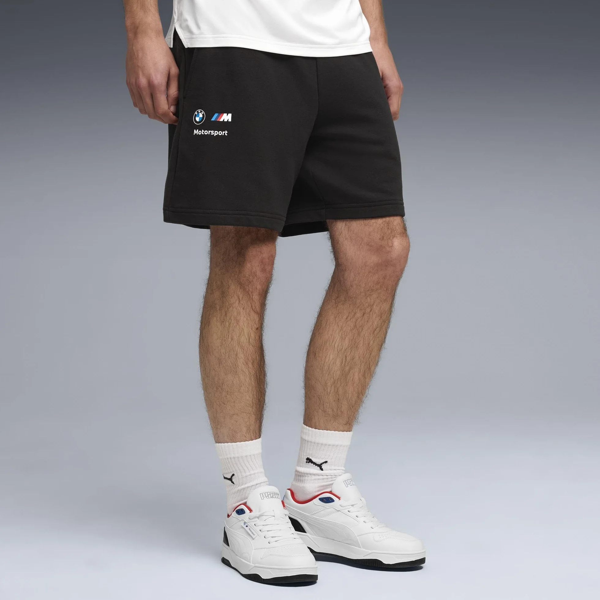 PUMA Bmw Mms Ess Shorts Ft 7" - Szorty z dzianiny Mężczyźni