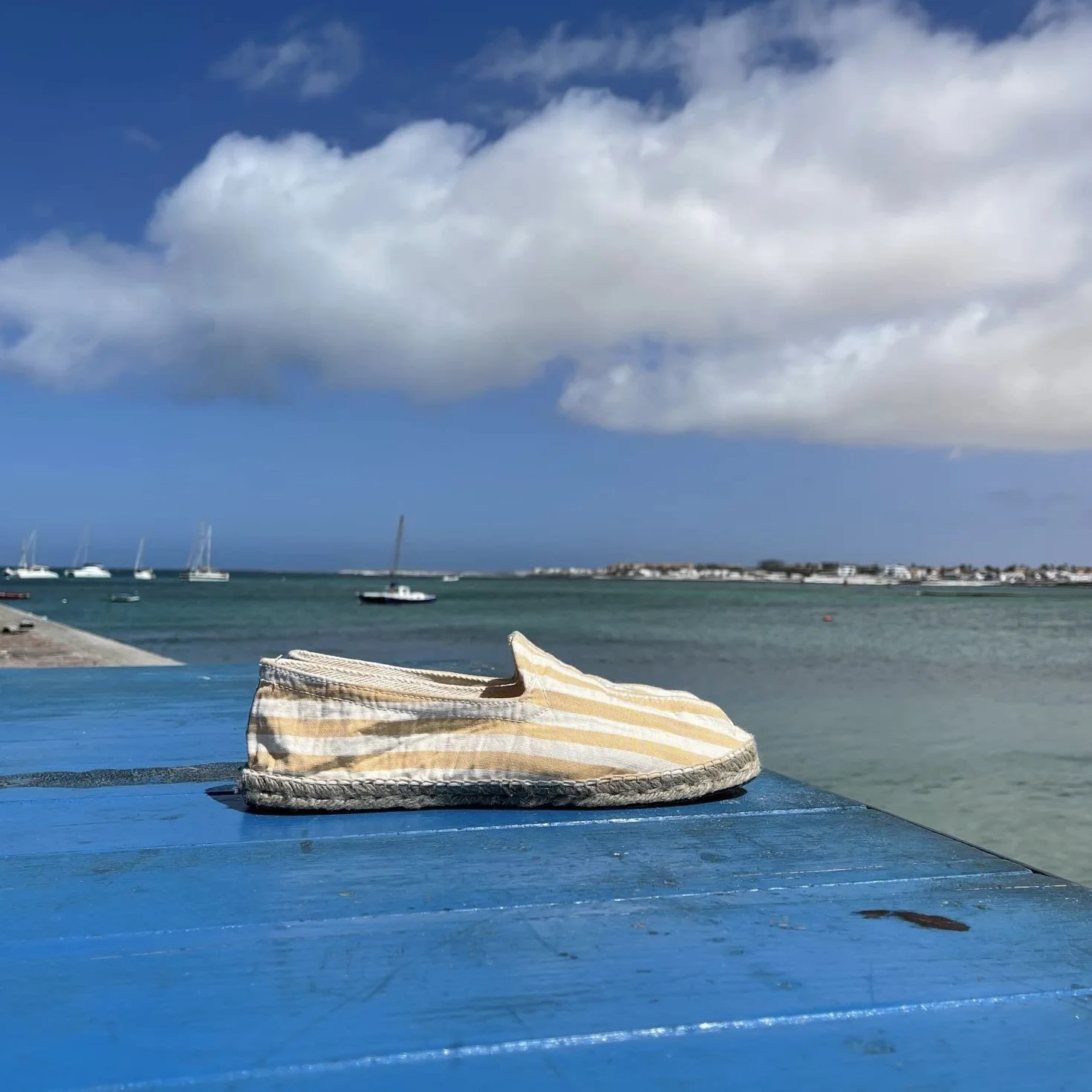 weltenmann Corralejo – kolorowe espadryle z bawełny z workiem na buty, 41-46, ręcznie robione w Hiszpanii, wielokolorowa - Parasol - 41 EU