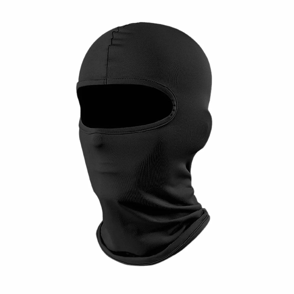 Kotkiddy® Kominiarka, maska narciarska, maska na głowę, wiatroszczelna, ochrona przed słońcem, ochrona przed promieniowaniem UV, kaptur dla kobiet (czarna), czarny, l