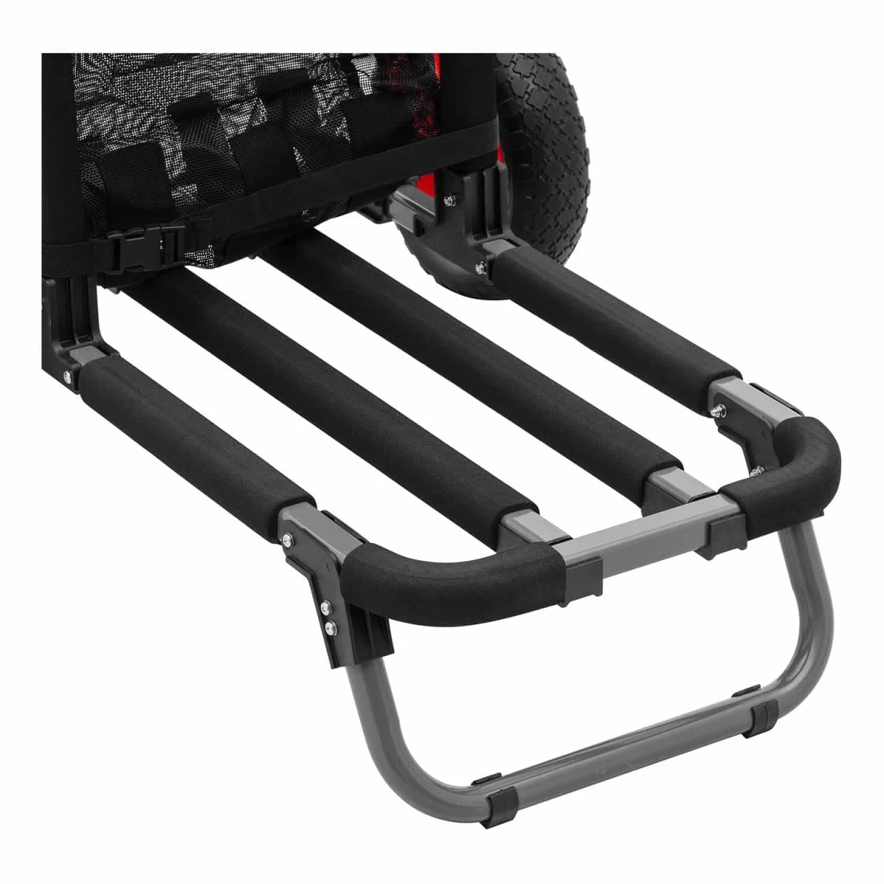 MSW Wózek Plażowy MSW-MMT-13, Składany, 75 kg, 800-1100 mm, Czarny, Aluminium