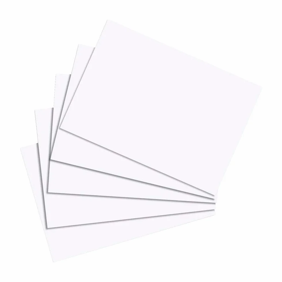 Herlitz 10621449 Fiszki A7, Biały