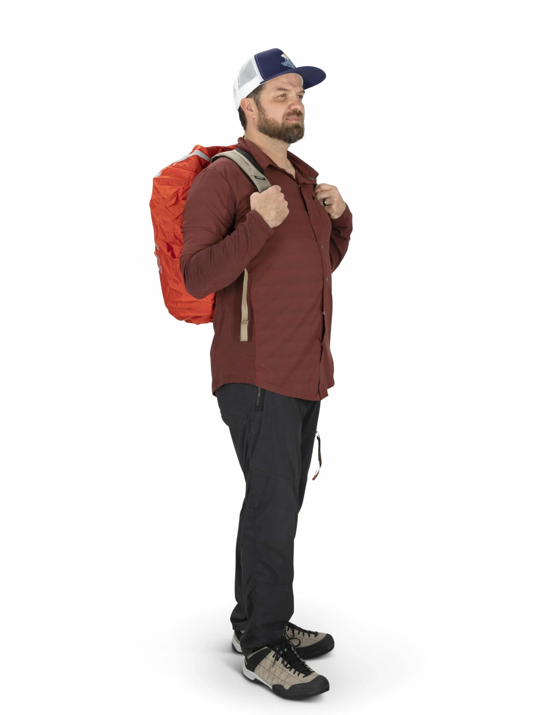 Osprey Hi-Vis Osłona przeciwdeszczowa dla osób dojeżdżających do pracy S Unisex Akcesoria - Outdoor Mars Orange O/S