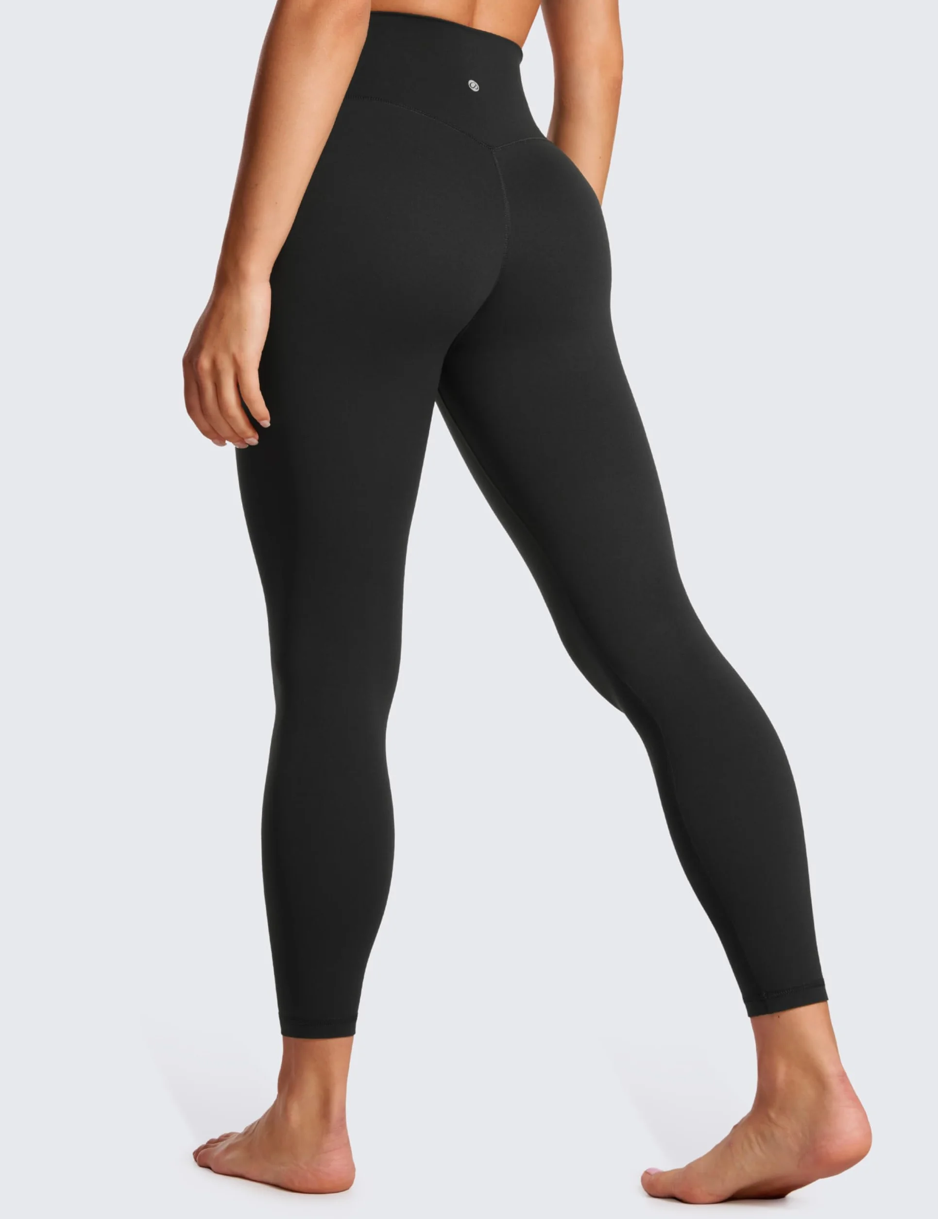 CRZ YOGA Damskie Butterluxe Cross Waist Workout Legginsy 25 Inches.V Cross High Waisted Gym Sportowe Legginsy jogi