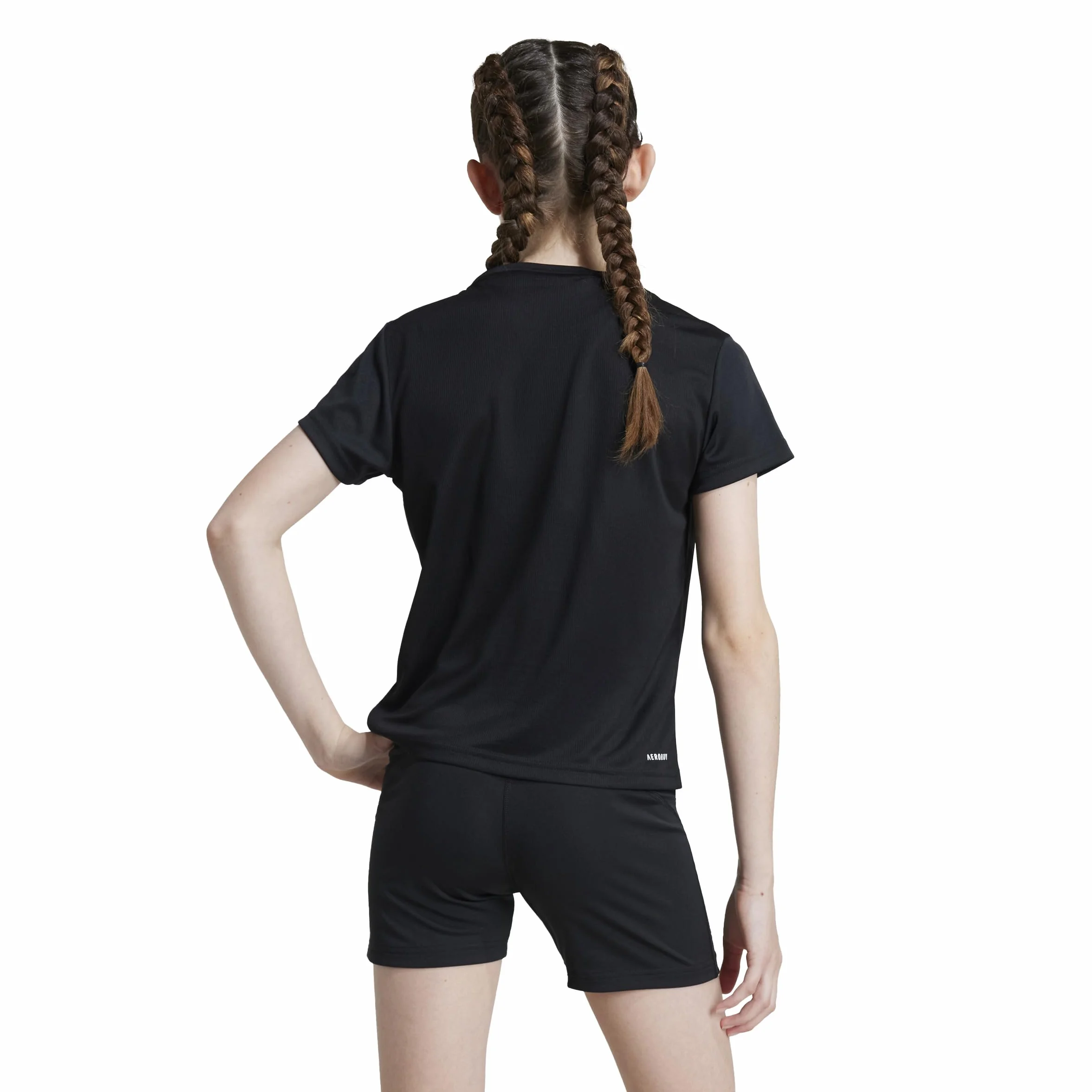 adidas Podkoszulek Dziewczynki Train Essentials Regular Fit Logo Training T-shirt Junior Girls