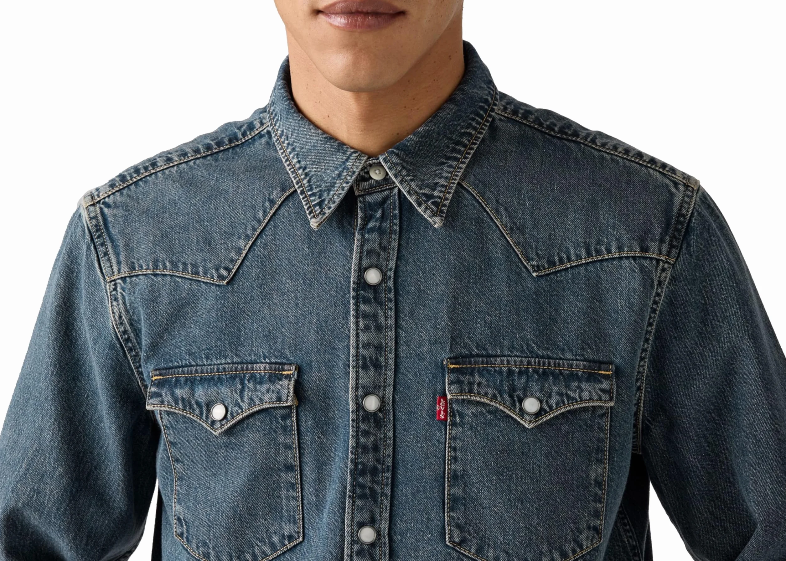 Levi's Barstow Western Standard Freeport Brown, Freeport Brown Weft, M