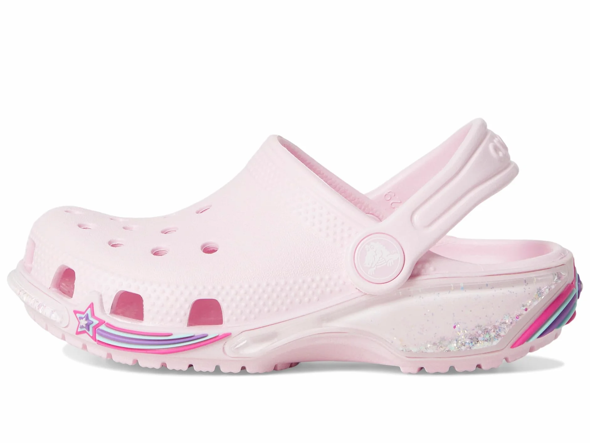 Crocs Uniseks - dzieci Classic Star Sparkle Shaker Clog TChodak