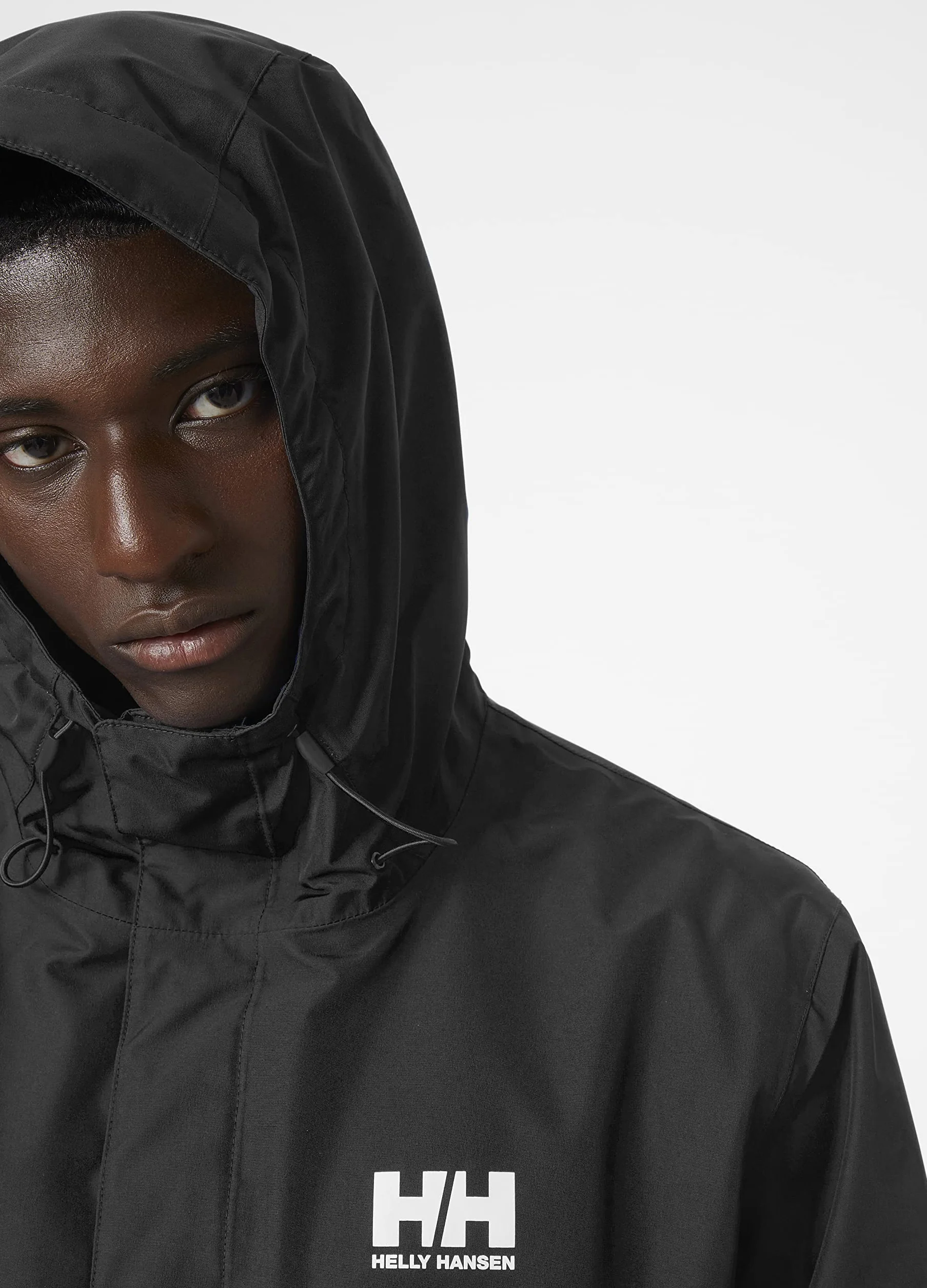 Helly Hansen Mężczyźni Seven J Rain Jacket Kurtka Wodoodporna, Czarny, M