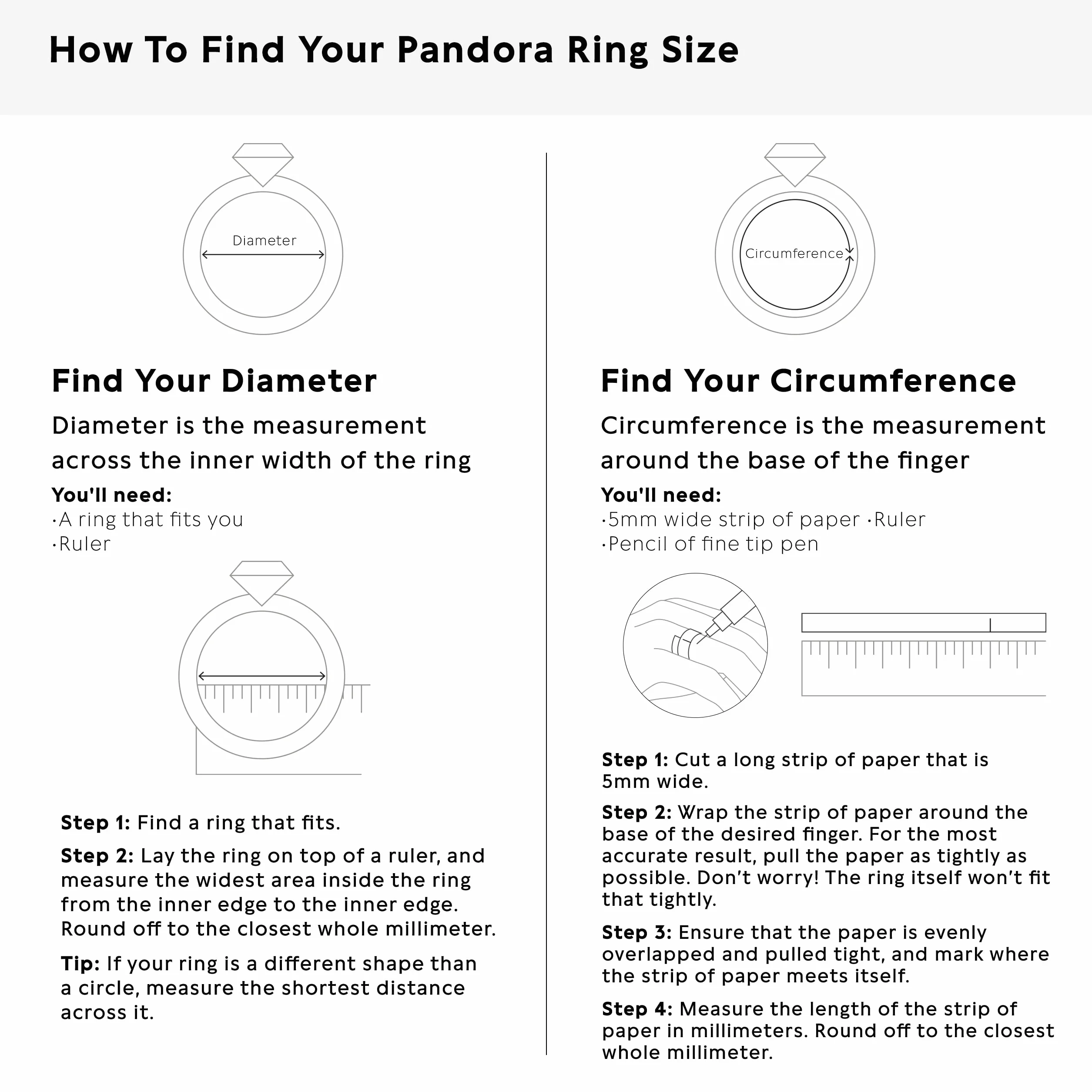 Pandora Timeless Pierścionek ze srebra próby 925 z przezroczystą cyrkonią, wypukłe serce
