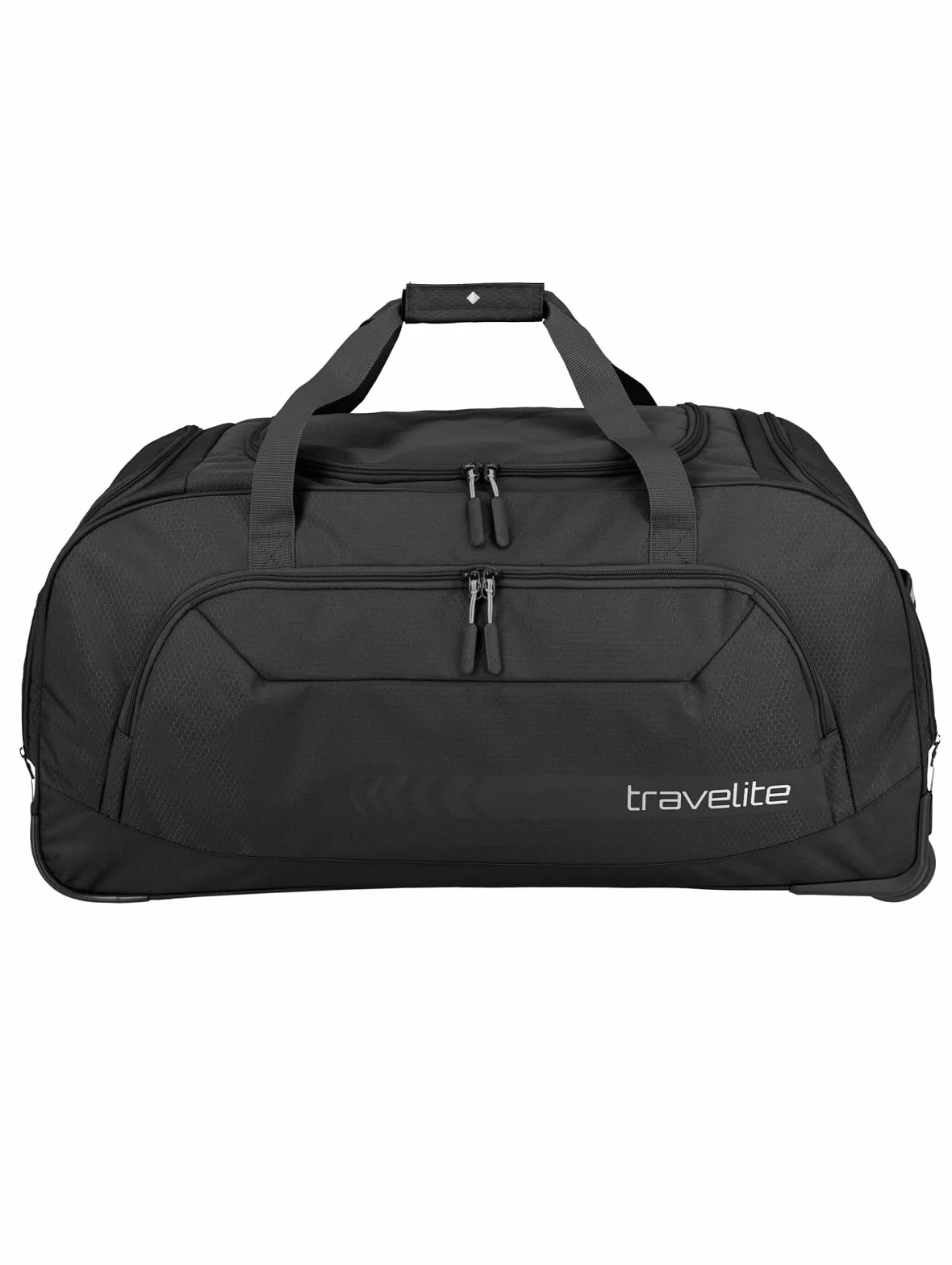 Travelite Duża torba podróżna na kółkach, XL, kick off, praktyczna torba podróżna na kółkach, na urlop i do uprawiania sportu, czarny, Trolley Reisetasche XL (77 cm), torba podróżna na kółkach