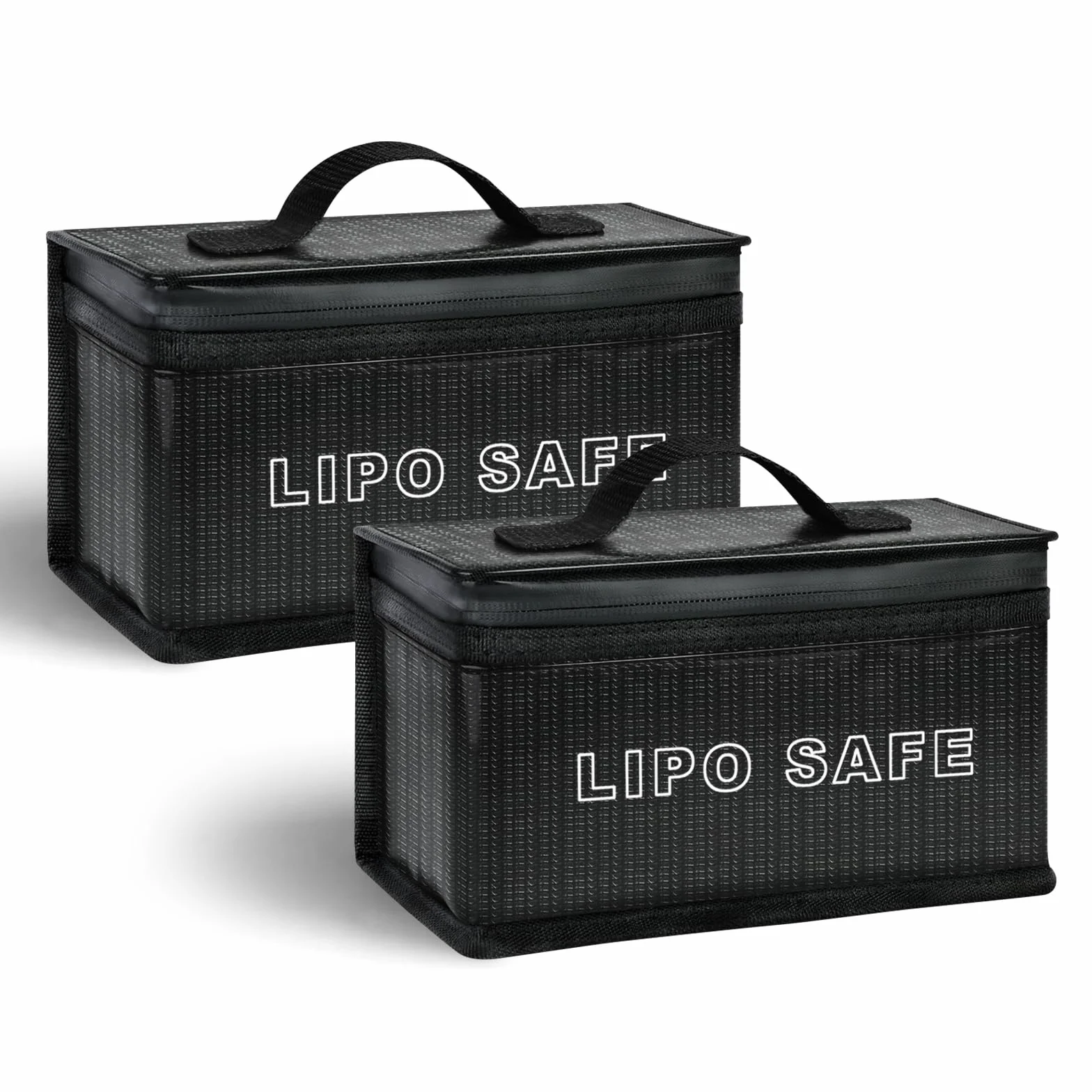 2 szt. Lipo Safe Bag Ognioodporna, 20 x 11 x 11 cm, torba ognioodporna, Lipo Battery Storage, organizer na ważne dokumenty, do przechowywania i ładowania, przeciwpożarowa przeciwwybuchowa