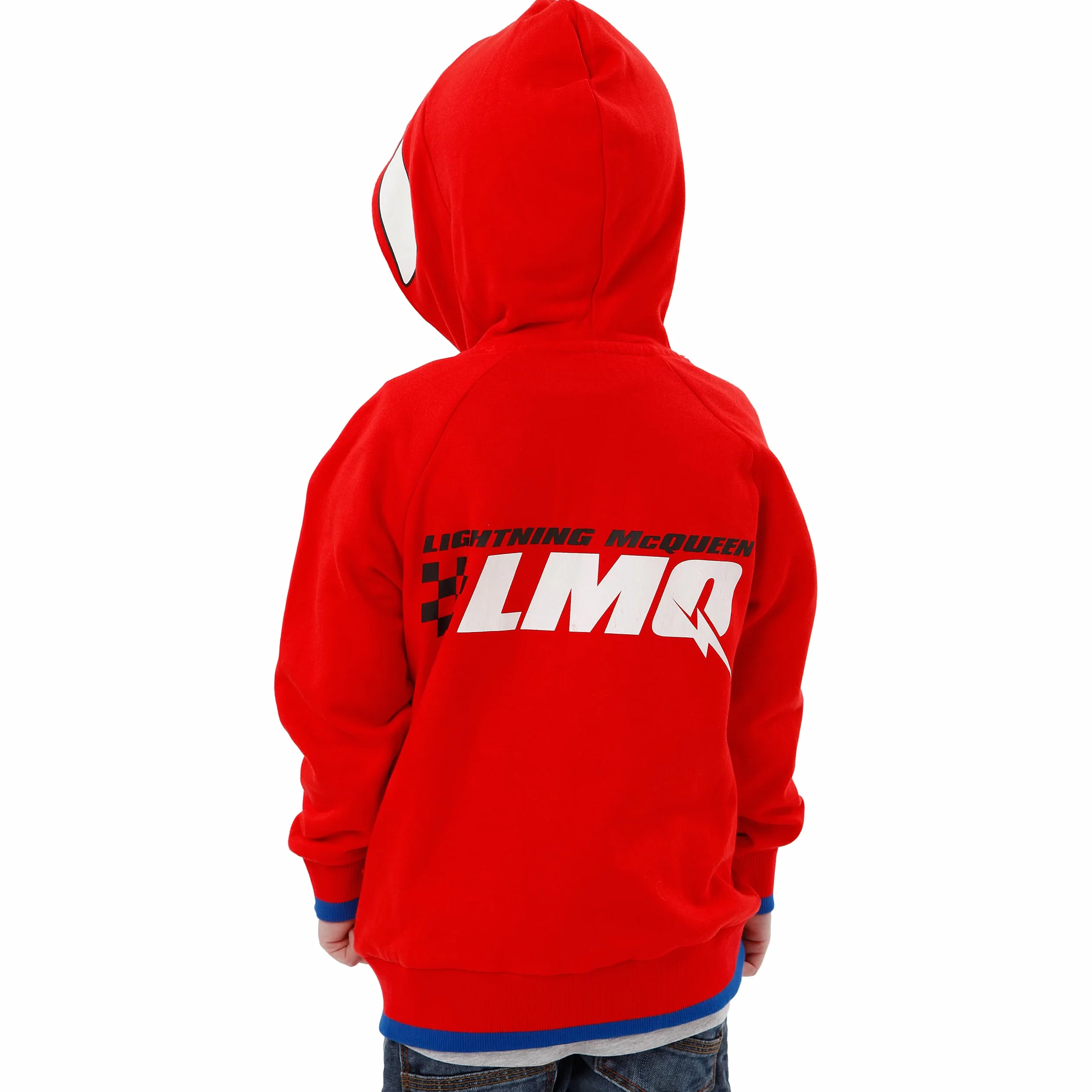 Disney Cars Bluza Z Kapturem | Bluza Chłopięca Cars | Bluza Kostiumowa Zygzak McQueen Dla Dzieci