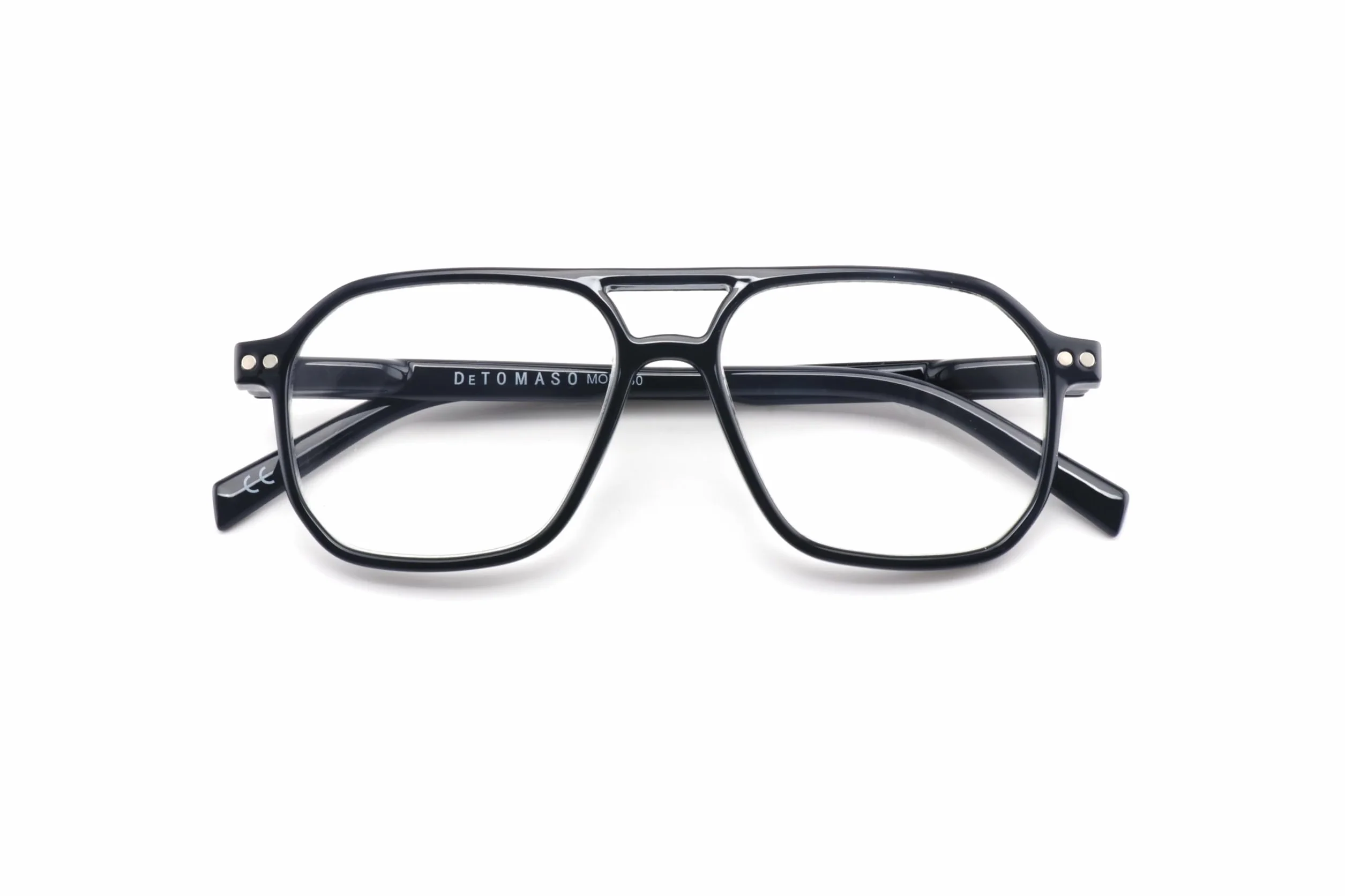 DE TOMASO Okulary do czytania 530-1 czarne + 3,50, czarne, 3.5 Diottria
