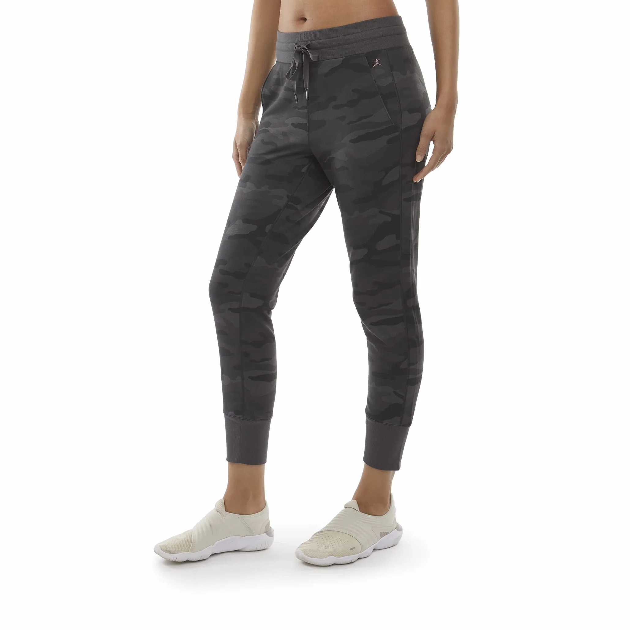 Danskin Camo Printed Soft Touch Jogger - Nieformalne spodnie Kobiety