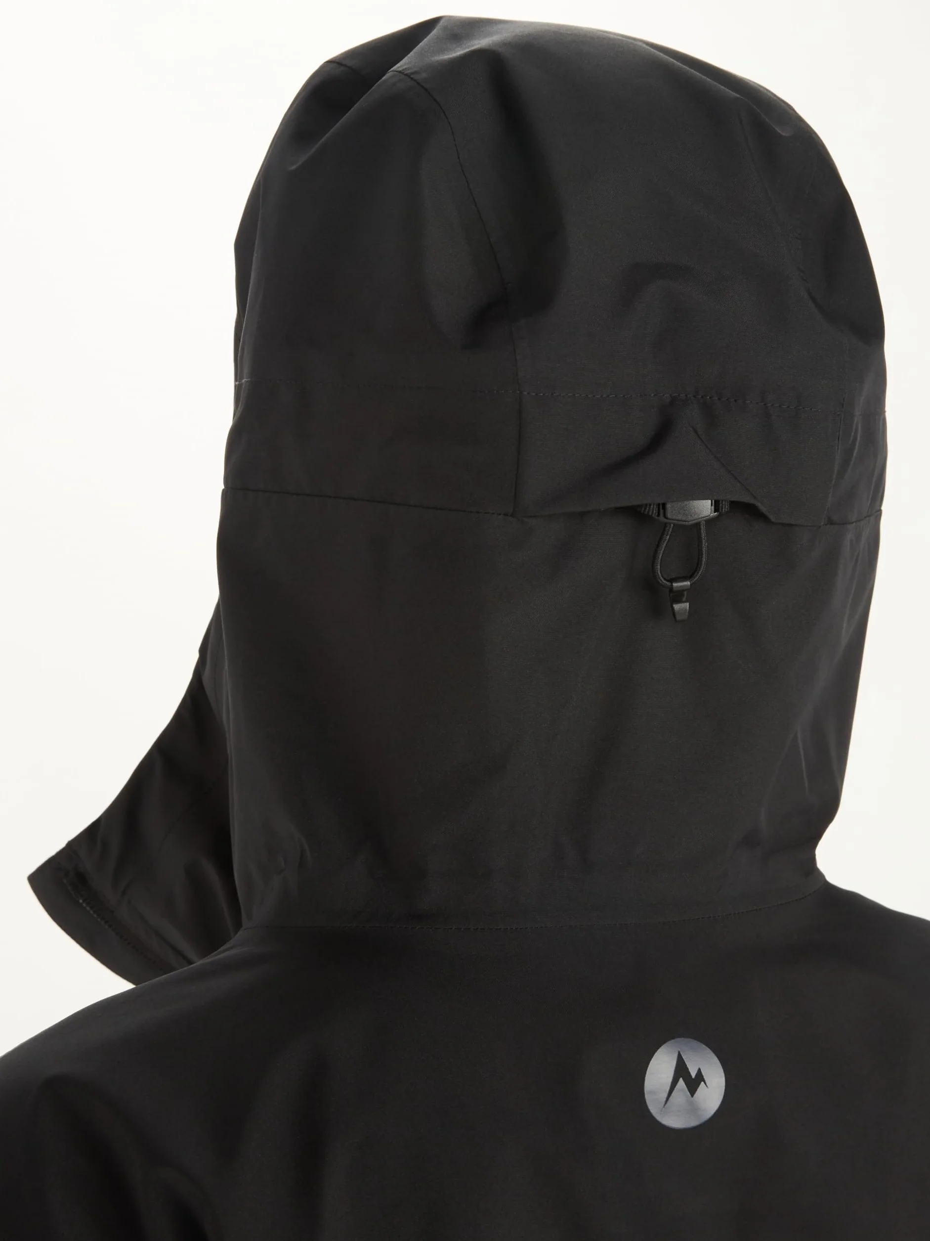 Marmot Kobiety Wm's Minimalist Jacket, Wodoodporna kurtka przeciwdeszczowa GORE-TEX, oddychający płaszcz przeciwdeszczowy z kapturem, lekka wiatrówka hardshell na wędrówki, Black, M