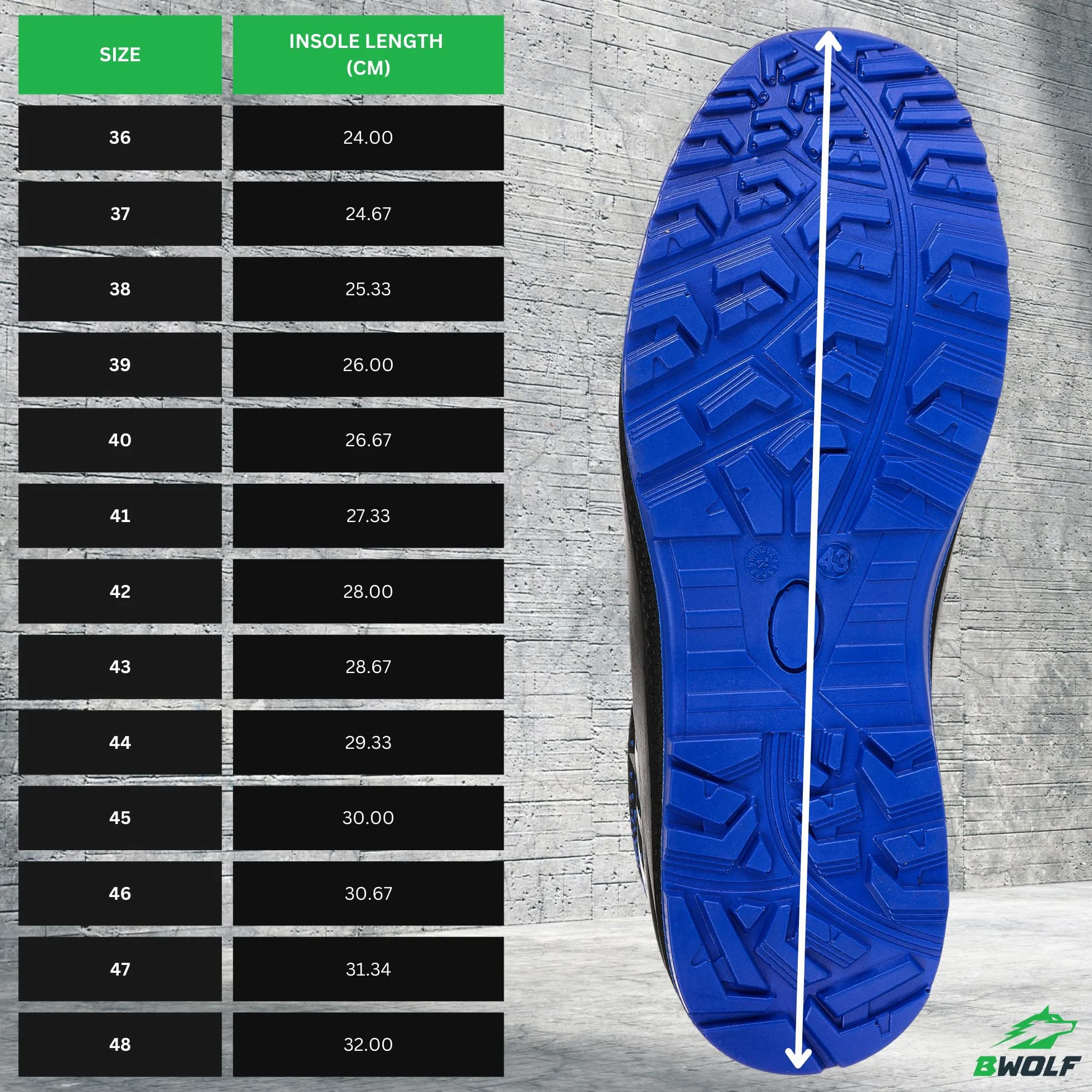 BWOLF Spire skórzane buty robocze męskie S3 buty ochronne S3 wodoszczelne, odporne na olej, antypoślizgowe z technologią 4 x 4 Grip z ergonomiczną wymienną podeszwą