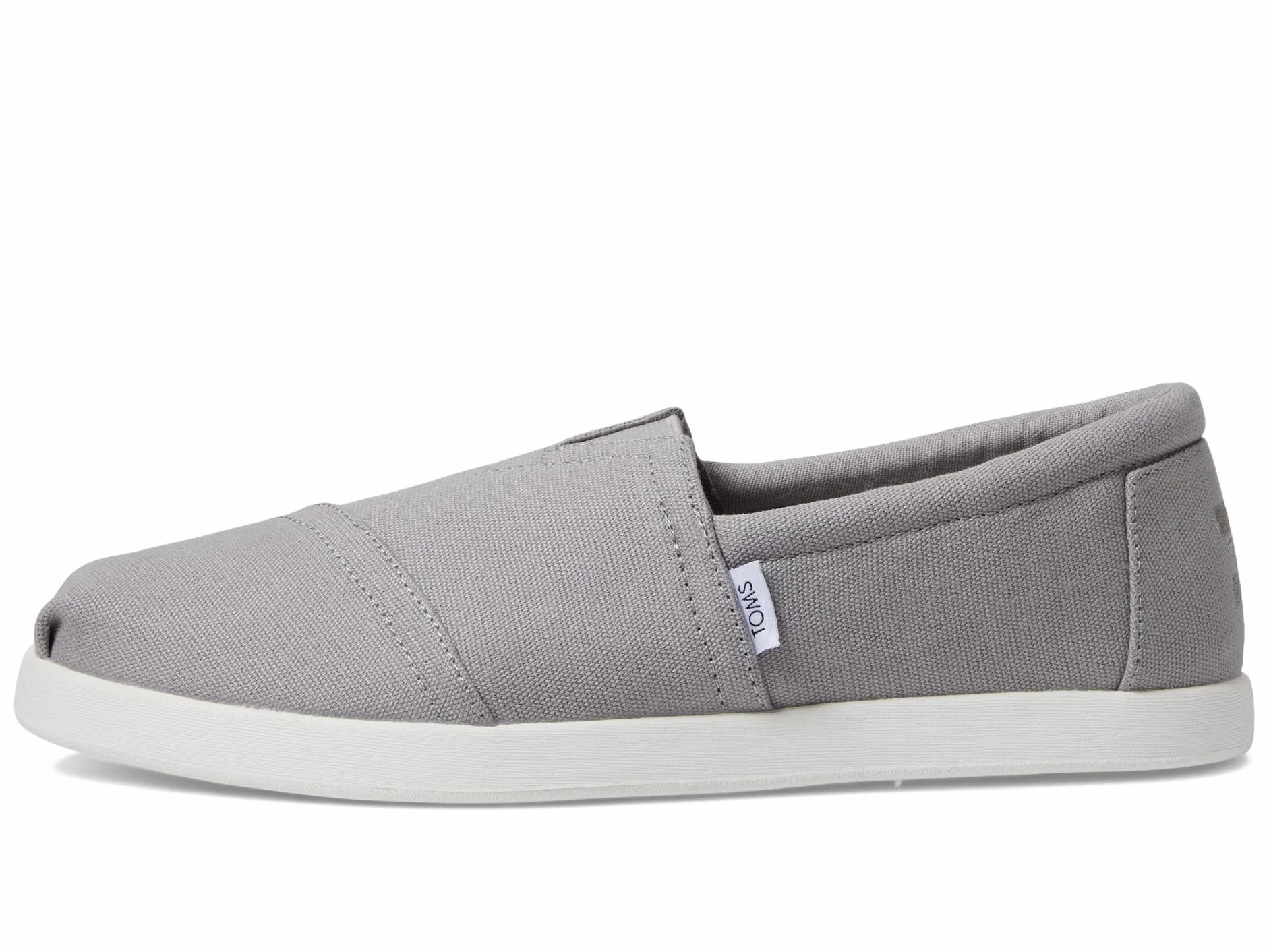 TOMS Alp FWD męskie mokasyny płaskie, Mżawka, szare płótno bawełniane z recyklingu, 44.5 EU