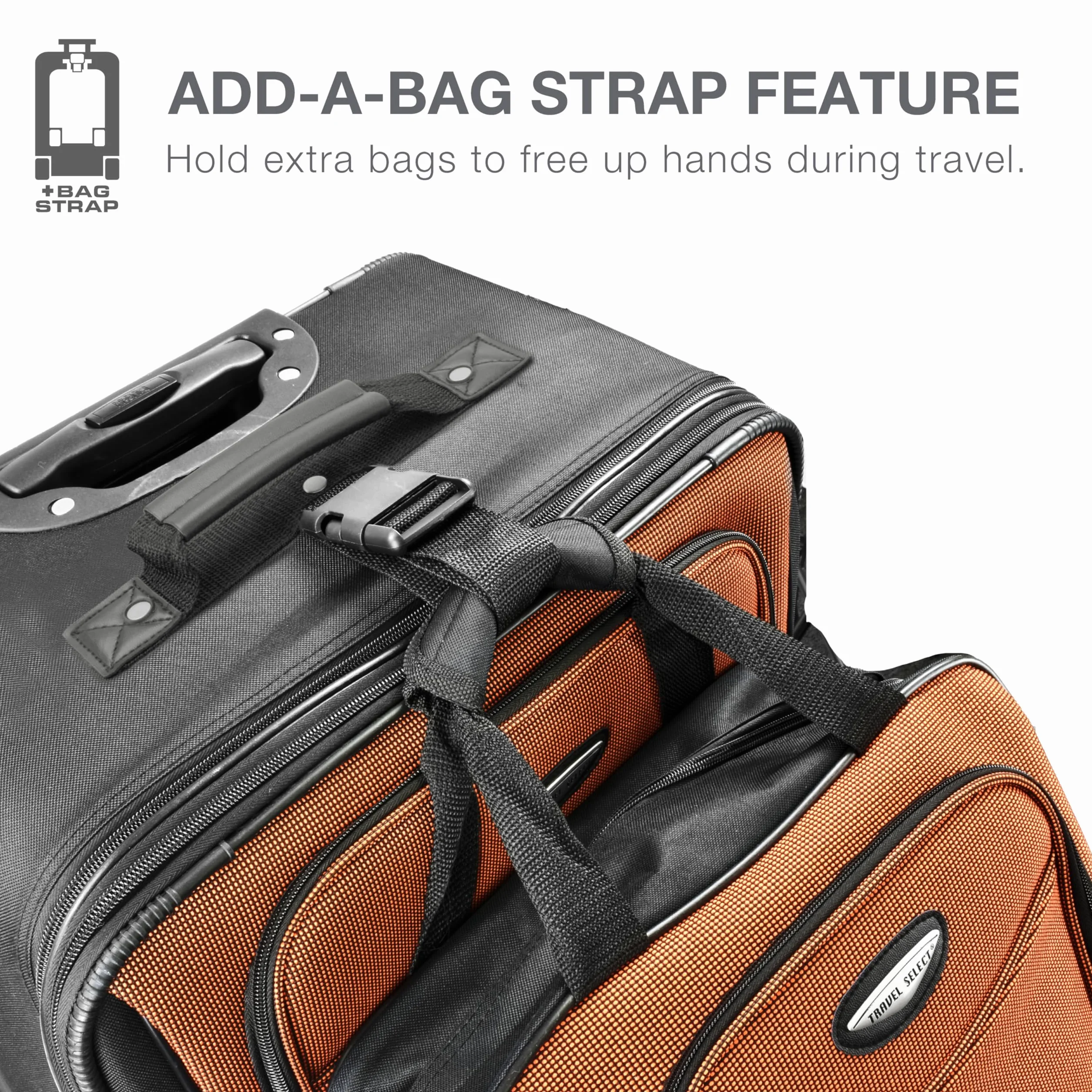 Travel Select Amsterdam walizka składana na kółkach, Szary, 2-Piece Set