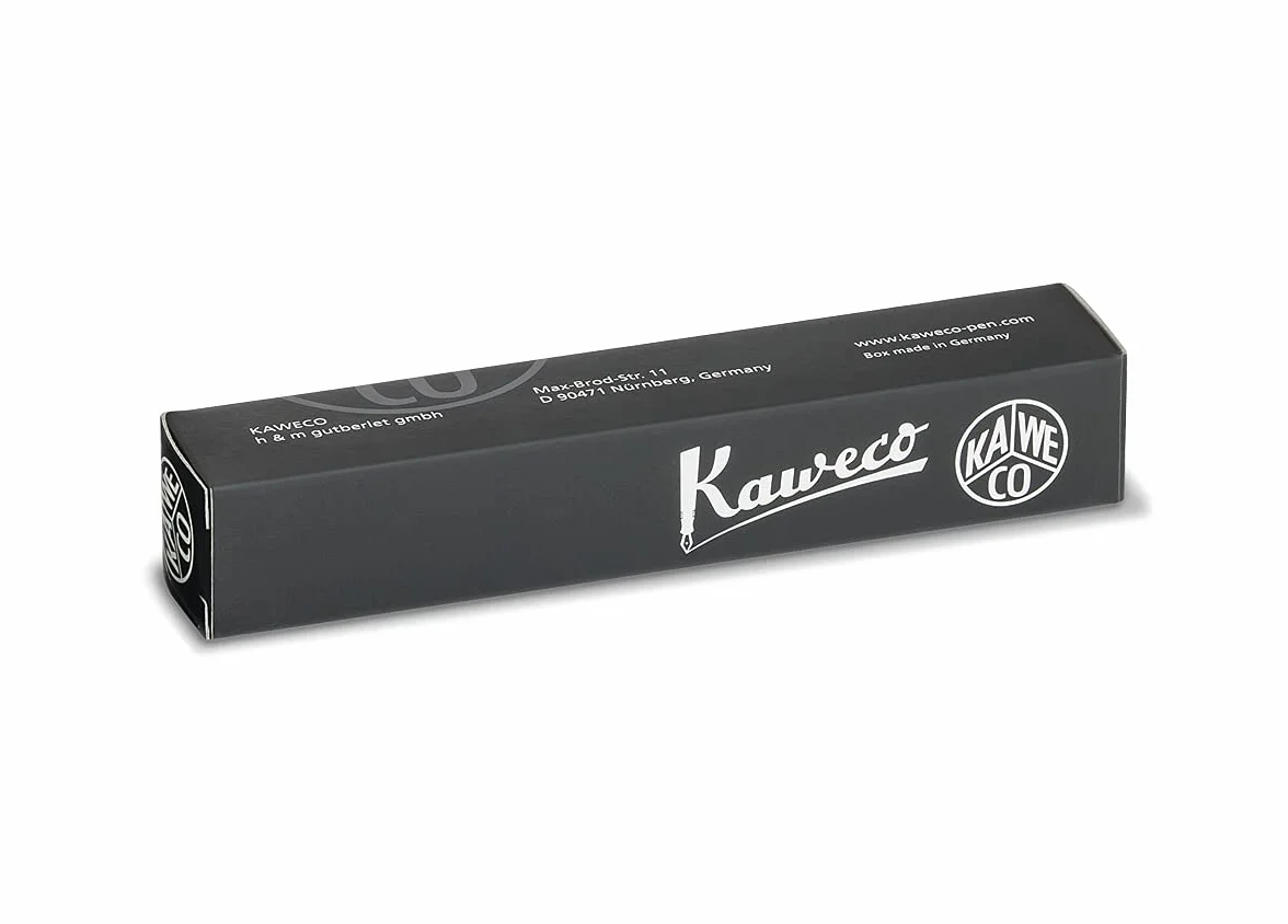 Kaweco Skyline Sport Macchiato długopis biznesowy z wysokiej jakości tworzywa sztucznego o ośmiokątnym wzornictwie, lekki długopis kieszonkowy, 12 g, z niezawodnym mechanizmem krzywizny serca,