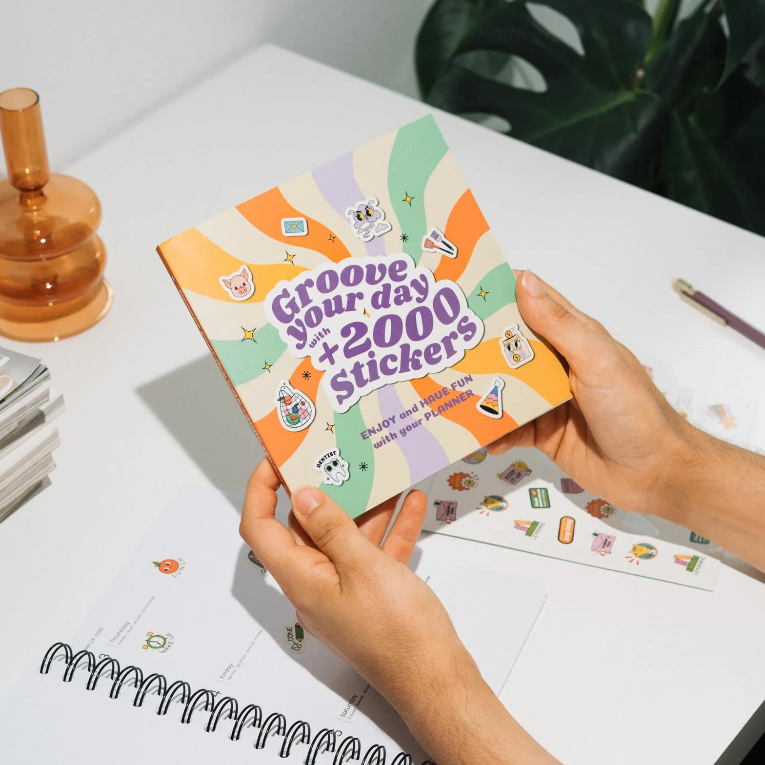 Grupo Erik Stickers, Sticker Book + 2000 Stickers, Planner Stickers, Diary Stickers, Scrapbook Stickers, Calendar Stickers, Journal Stickers, Bullet Journal Accessories