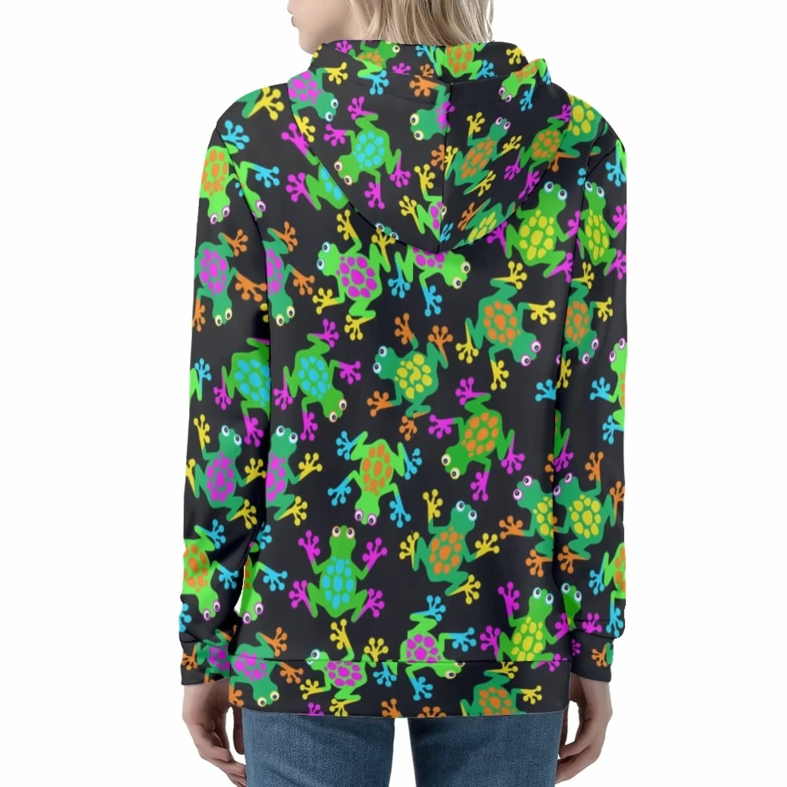 WELLFLYHOM Y2K damska bluza z kapturem zapinana na zamek vintage kardigan bluza z kapturem
