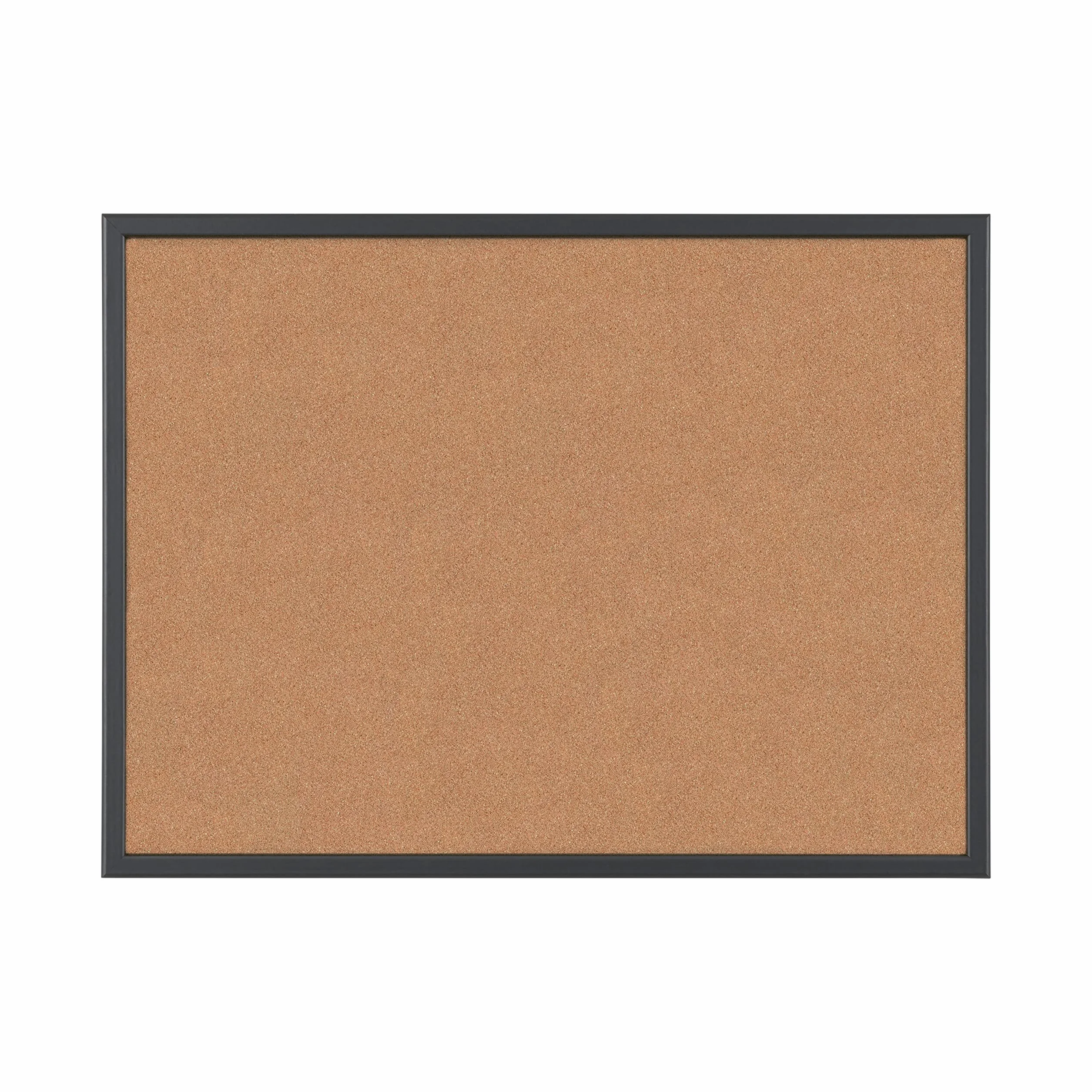 Bi-Office Korkowa tablica do przypinania, tablica korkowa z czarną ramą MDF, 60 x 40 cm