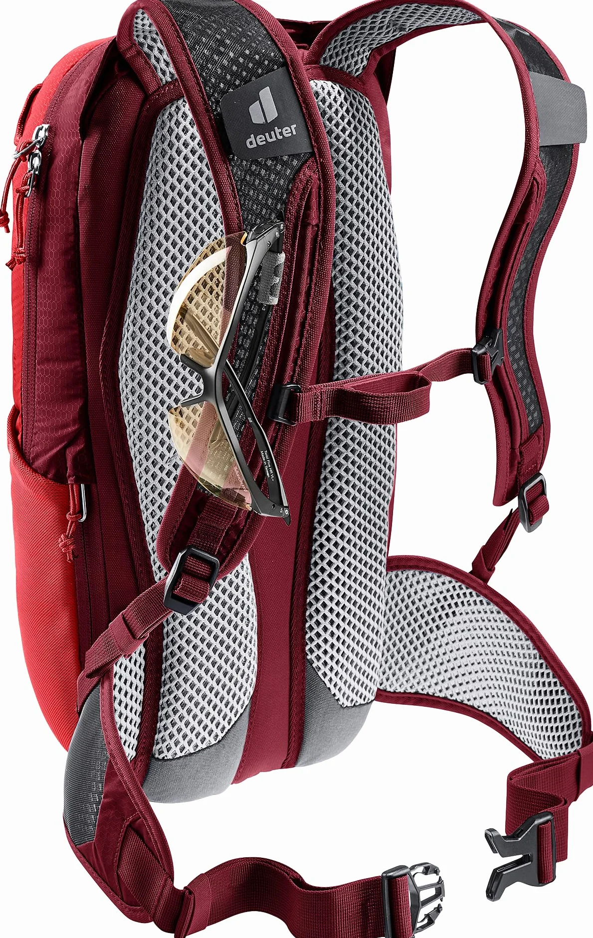 Deuter Race 8 Plecak rowerowy Unisex dla dorosłych, Cherry-masala, 8 L, Minimalistyczny